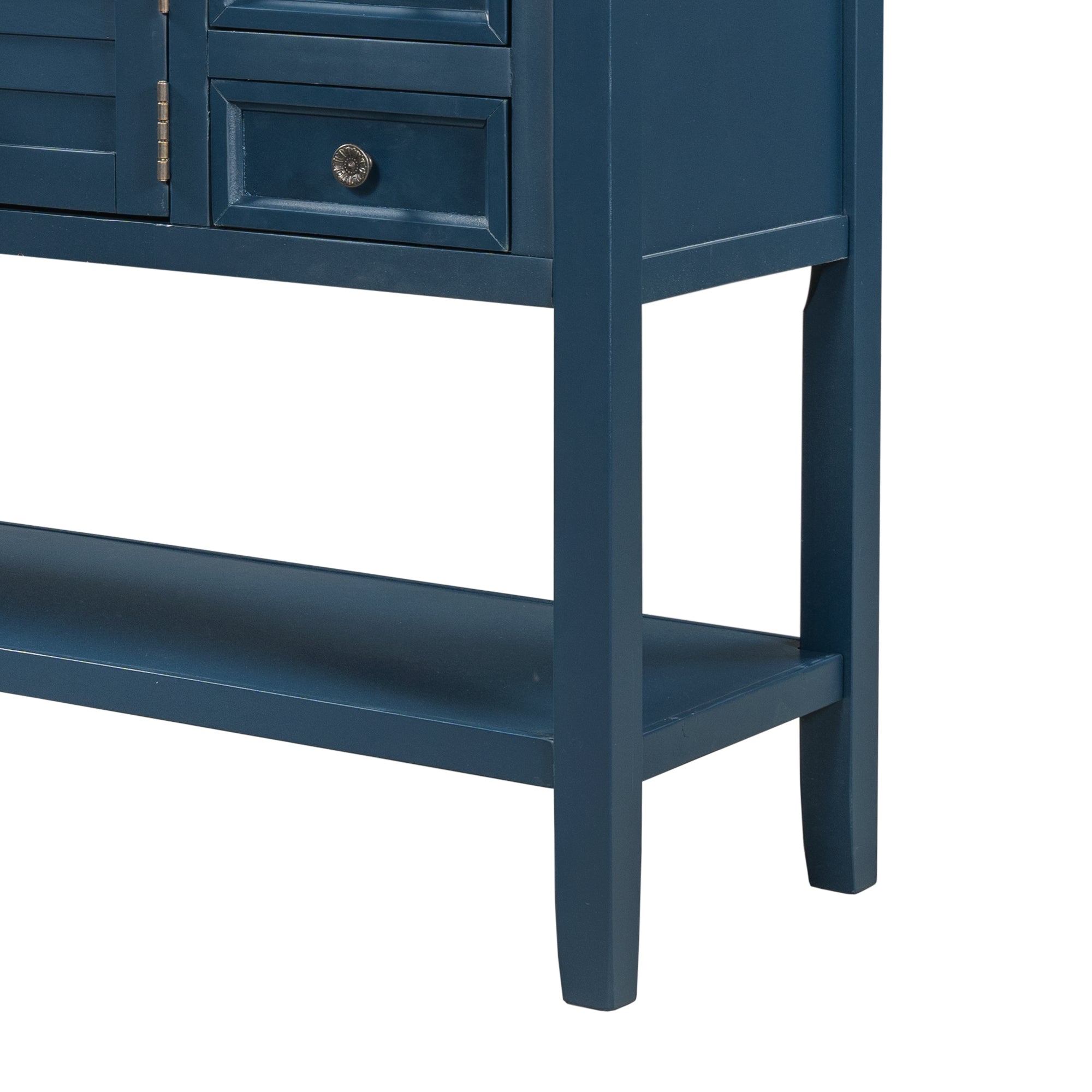 45 Inch MDF Console Table with 7 Drawers