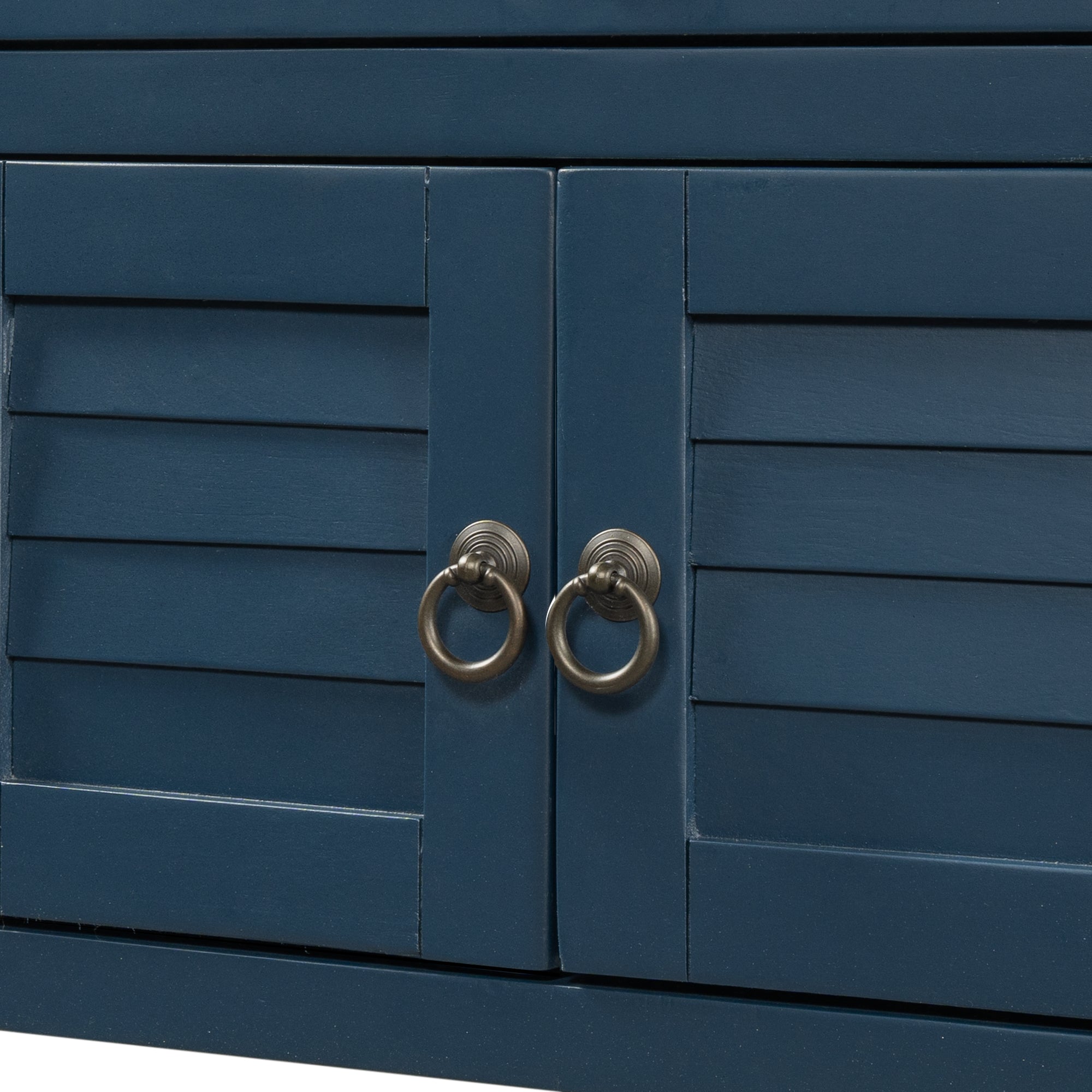 45 Inch MDF Console Table with 7 Drawers