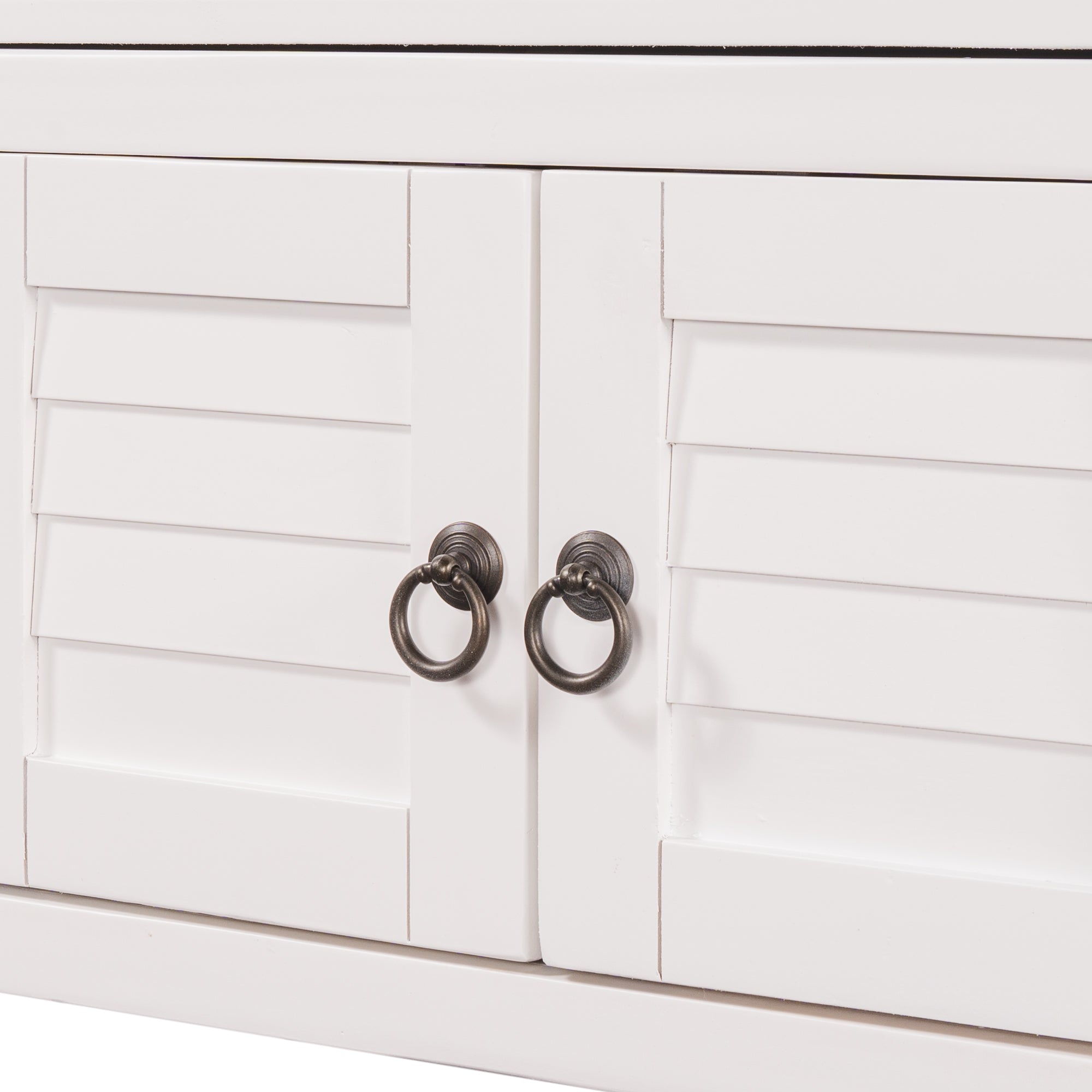 45 Inch MDF Console Table with 7 Drawers