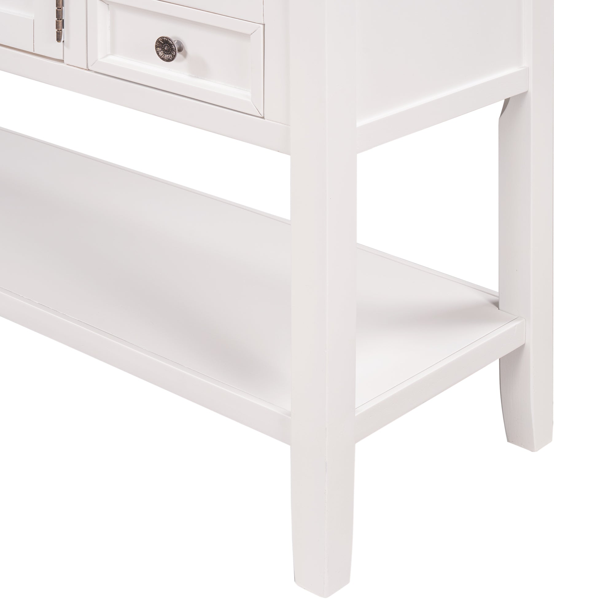 45 Inch MDF Console Table with 7 Drawers