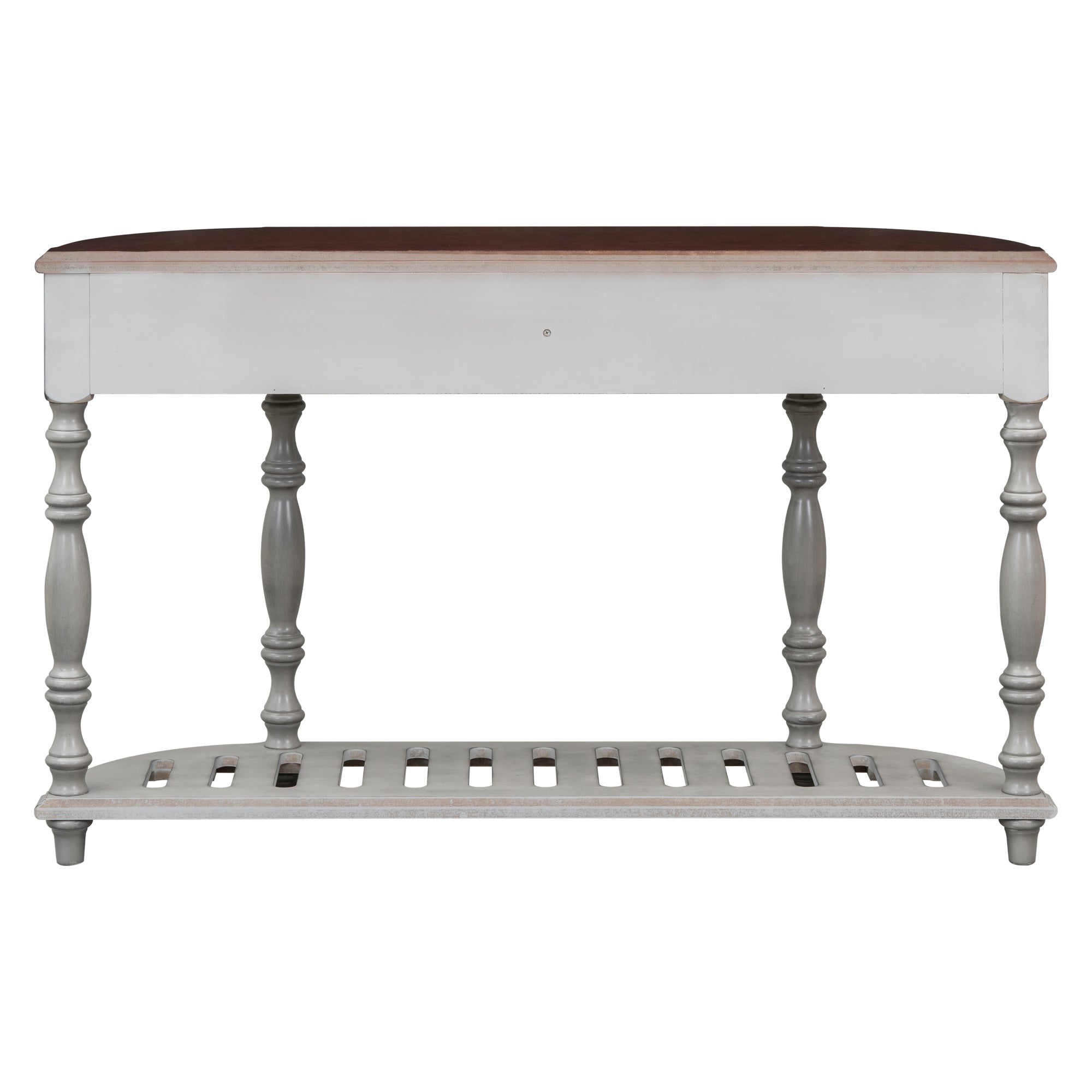 52 Inch MDF Modern and Contemporary Curved Console Table