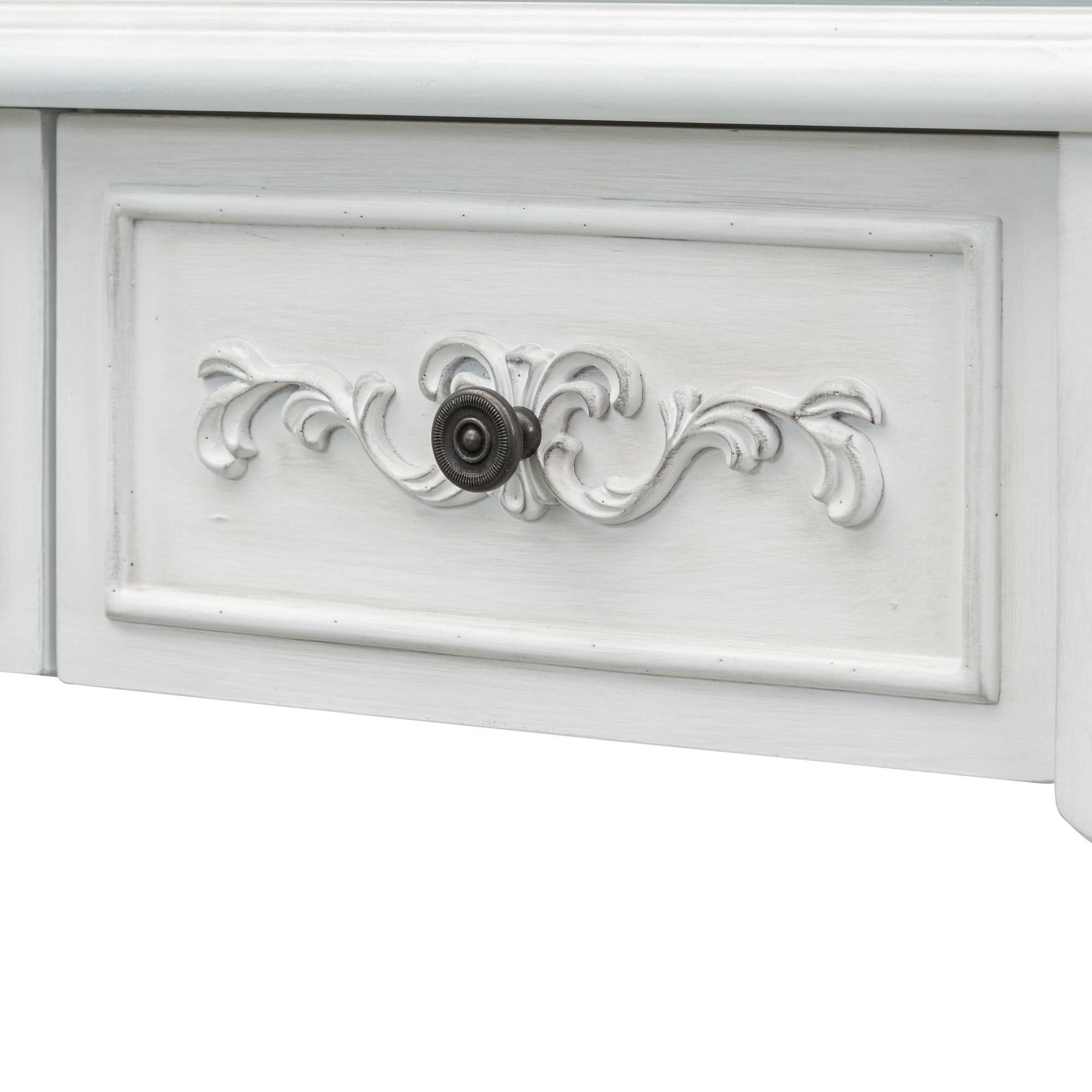 52 Inch MDF Modern and Contemporary Curved Console Table