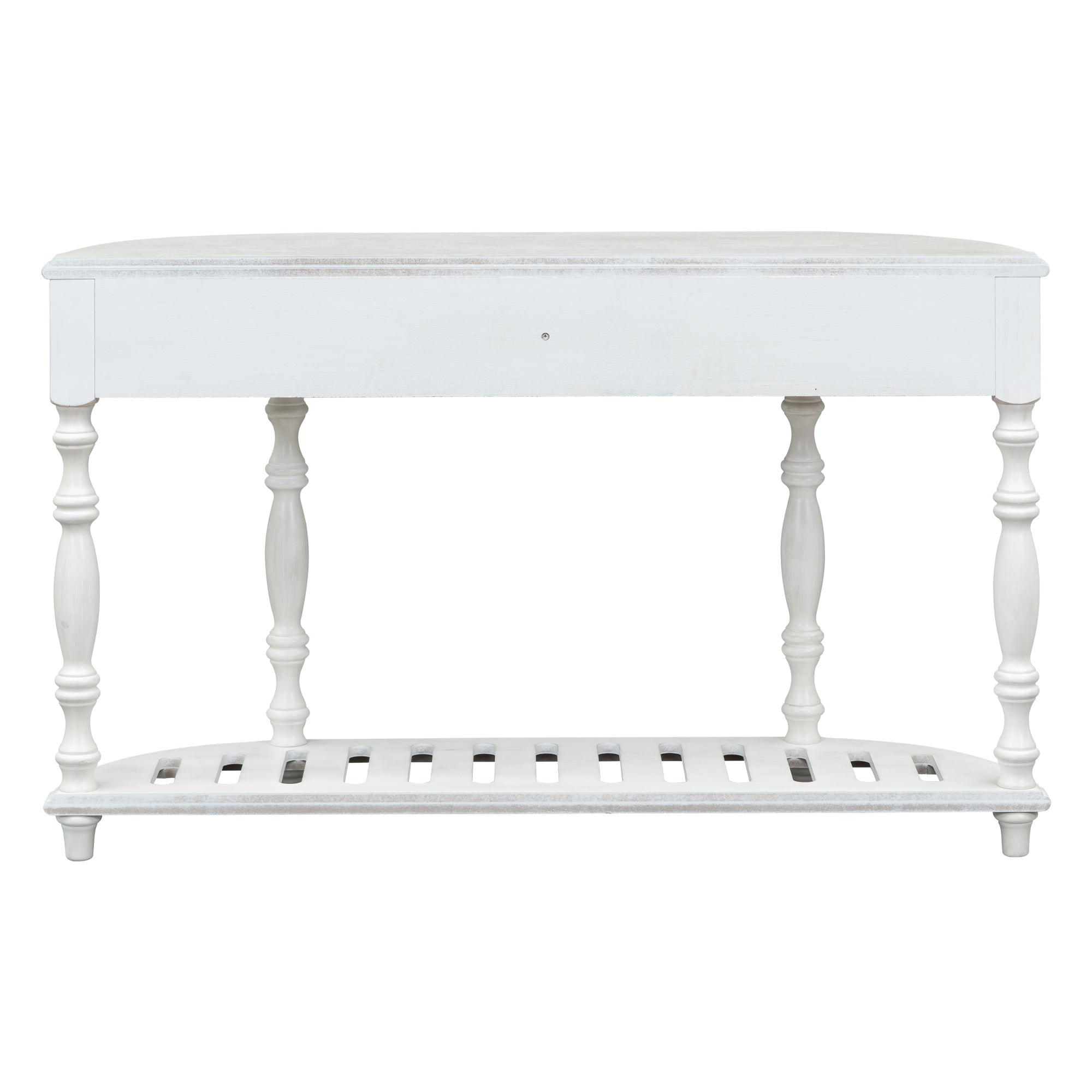 52 Inch MDF Modern and Contemporary Curved Console Table