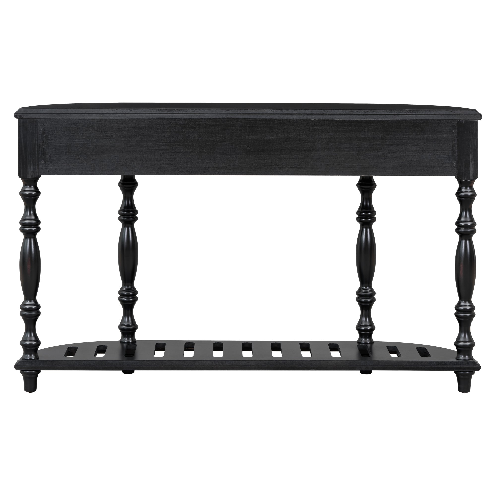 52 Inch MDF Modern and Contemporary Curved Console Table