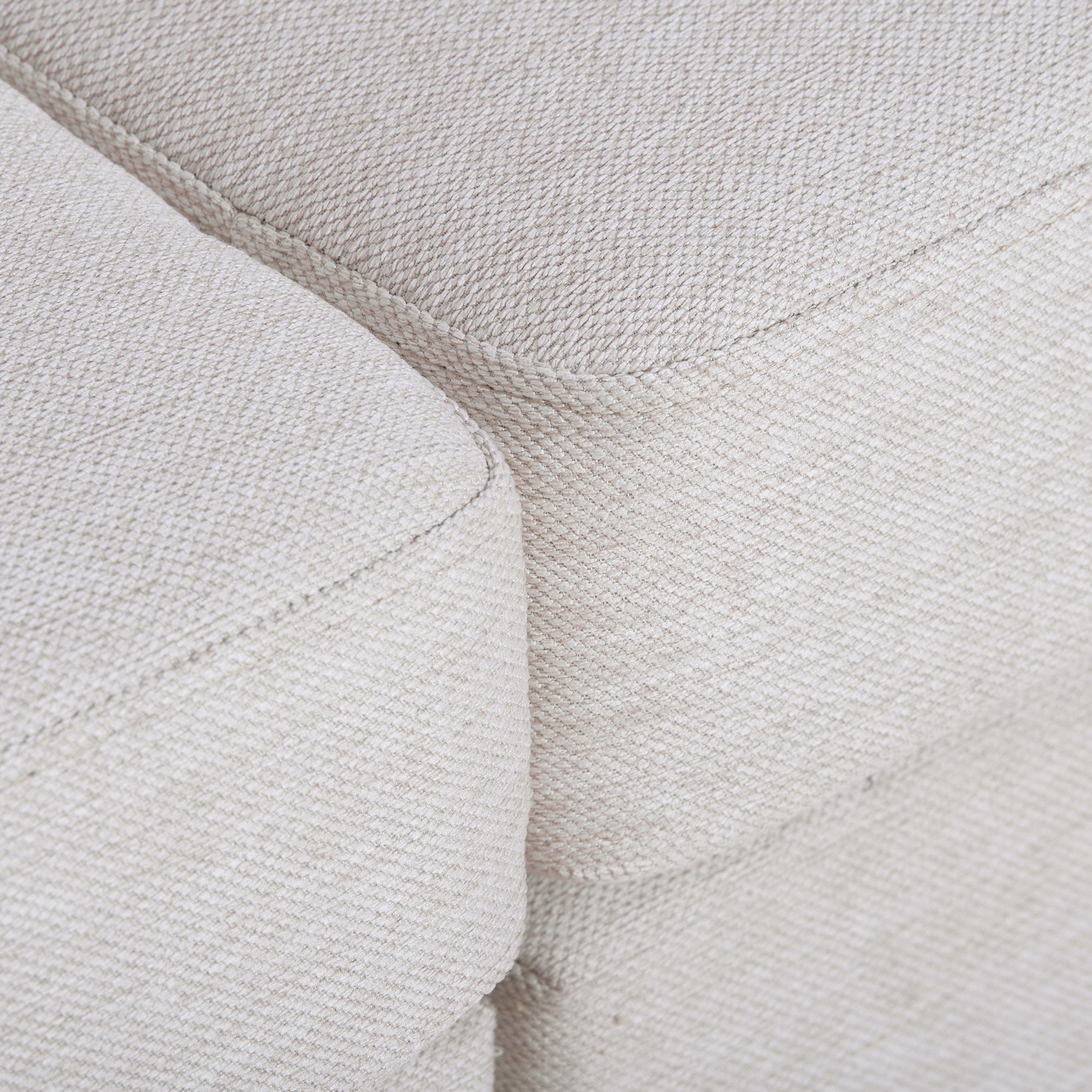 130.7" Polyester Flared Arm Sofa with Removable Ottomans