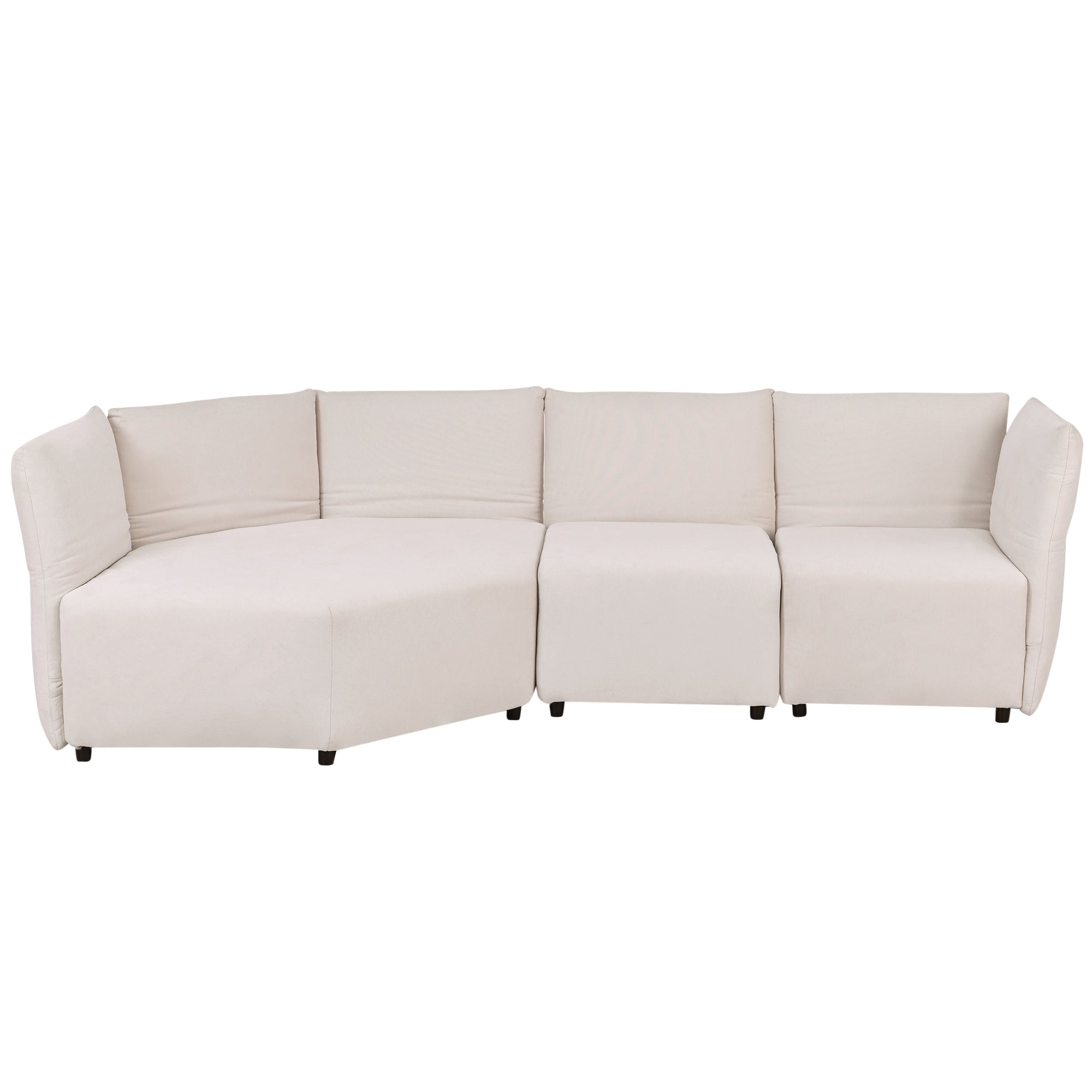 106.3" Polyester Stylish Sofa Set Adjustable Back