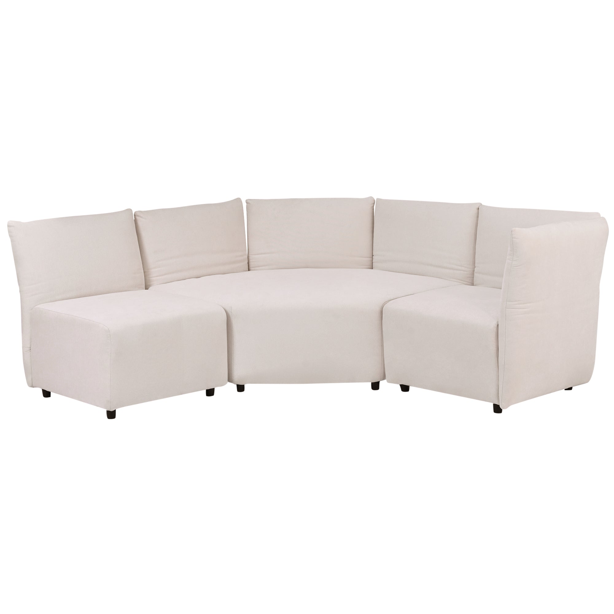 106.3" Polyester Stylish Sofa Set Adjustable Back