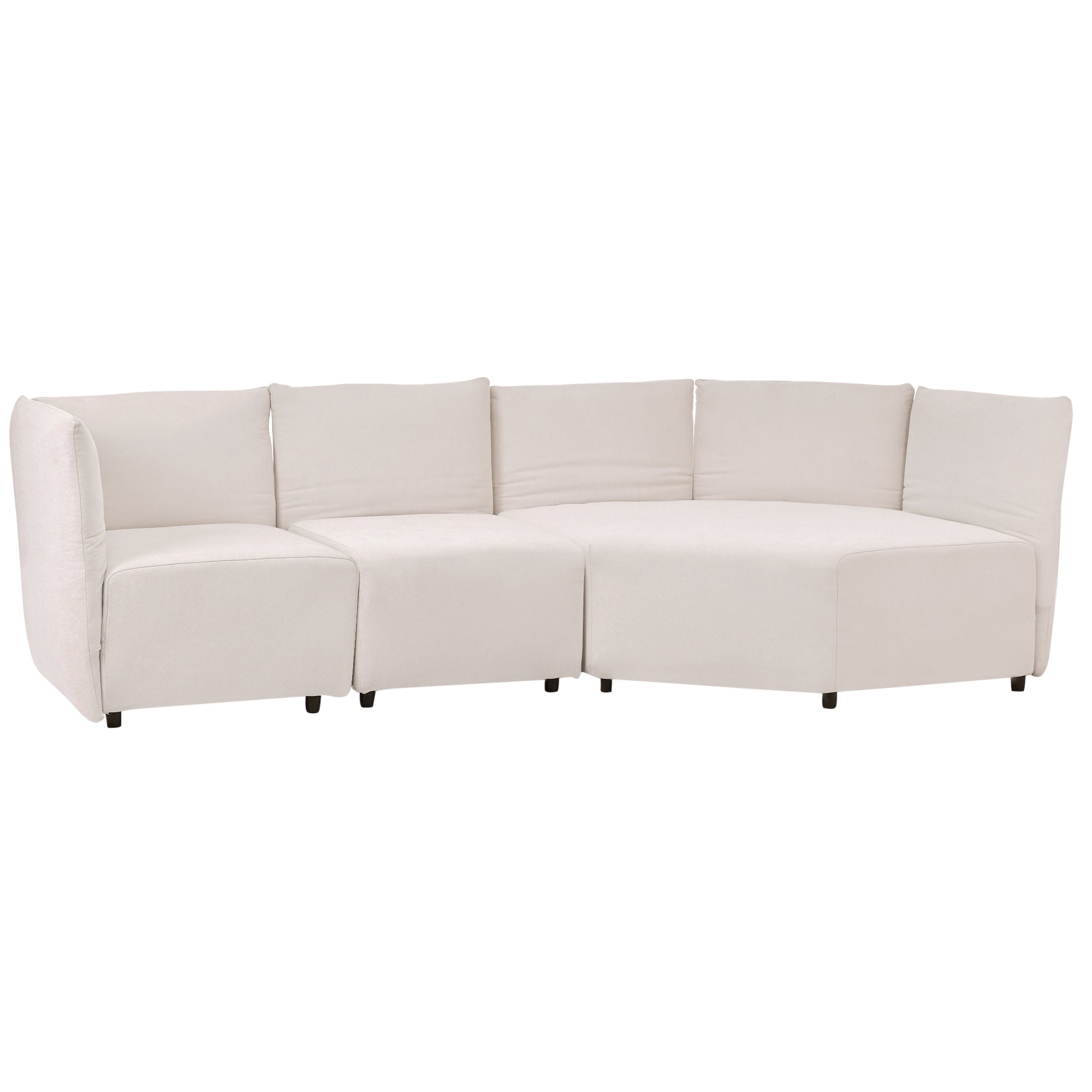 106.3" Polyester Stylish Sofa Set Adjustable Back