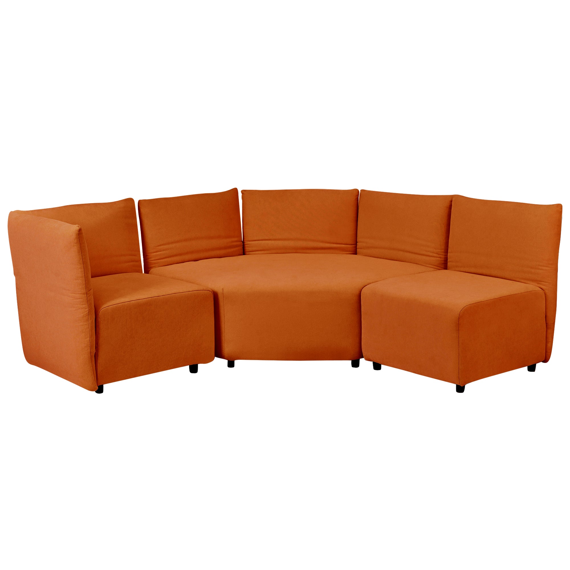 106.3" Polyester Stylish Sofa Set Adjustable Back