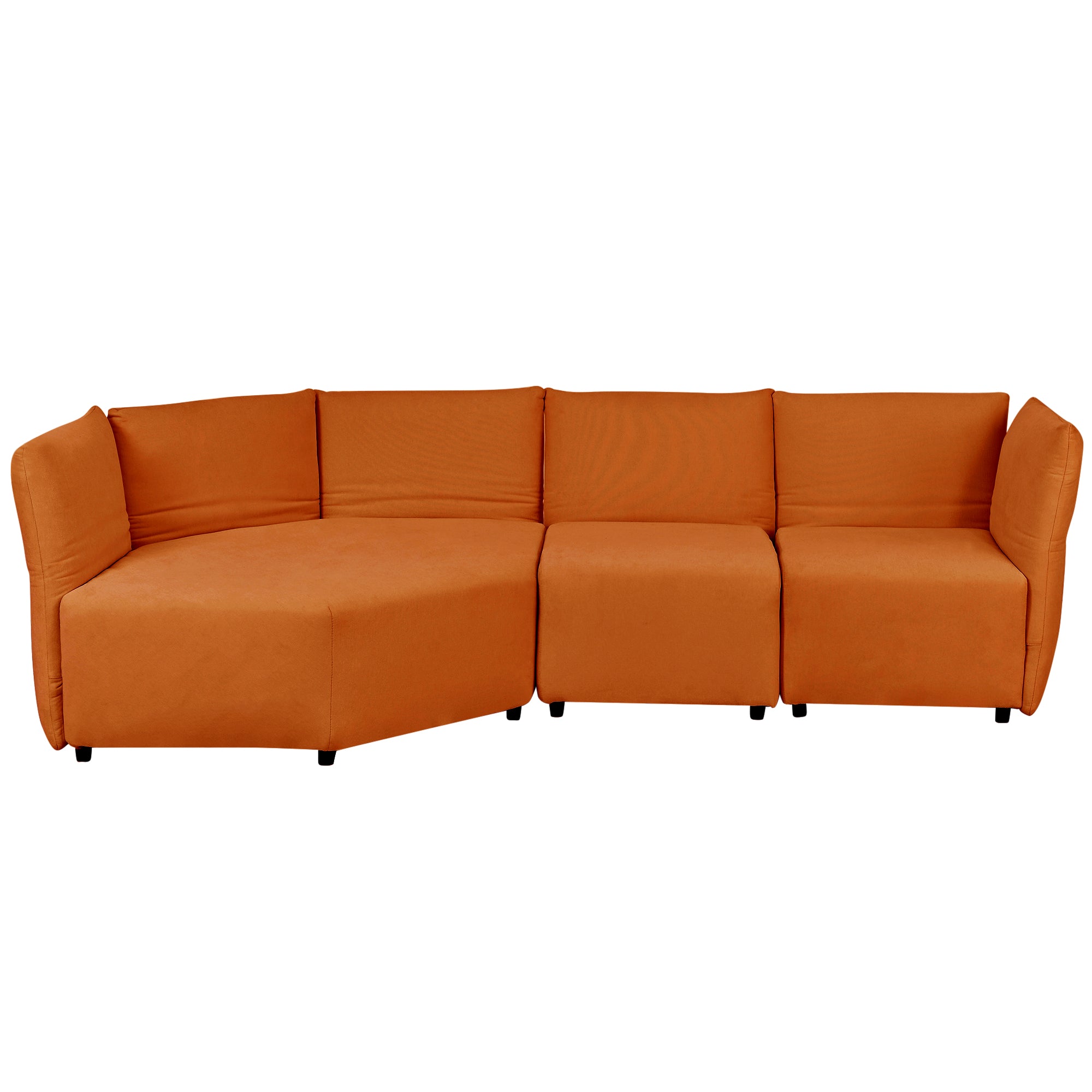 106.3" Polyester Stylish Sofa Set Adjustable Back