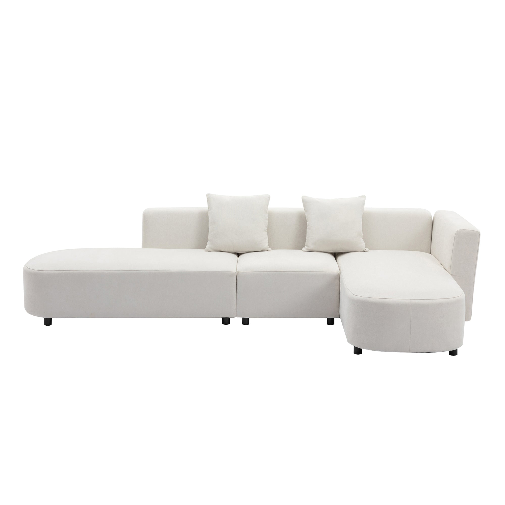 110.2" Chenille Luxury Modern Style Living Room Upholstery Sofa