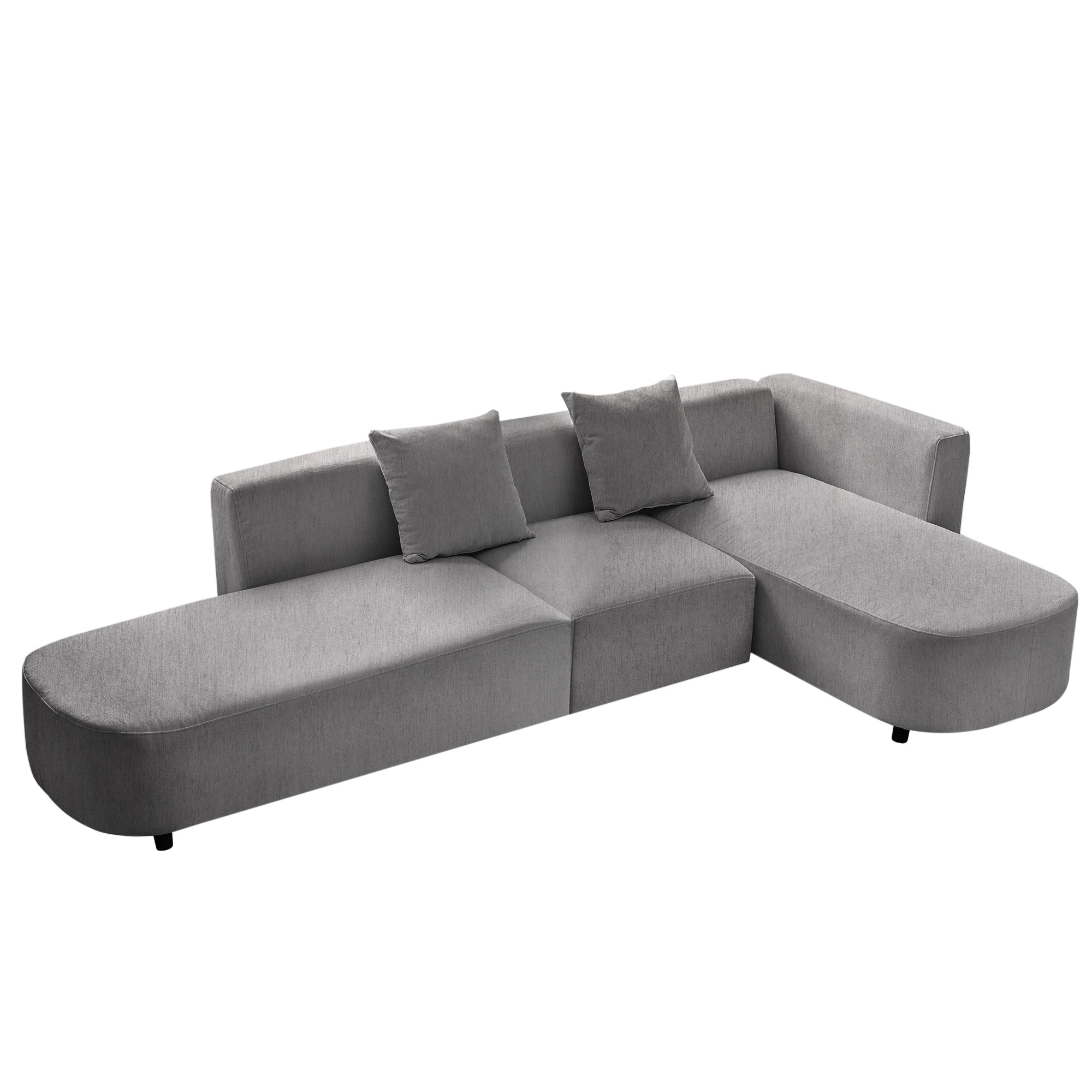 110.2" Chenille Luxury Modern Style Living Room Upholstery Sofa