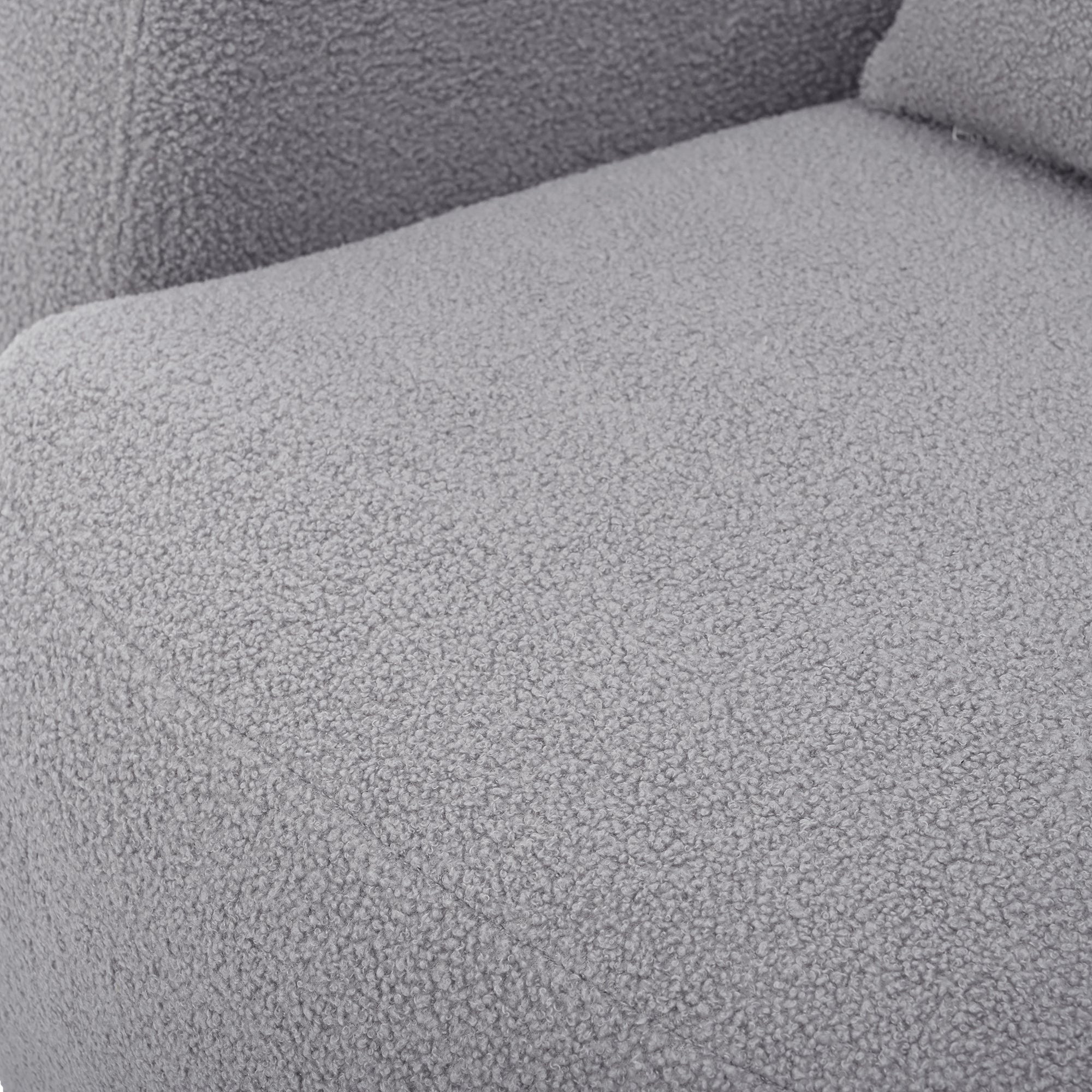32.6" Polyester Modern Arm Chair and Pillow