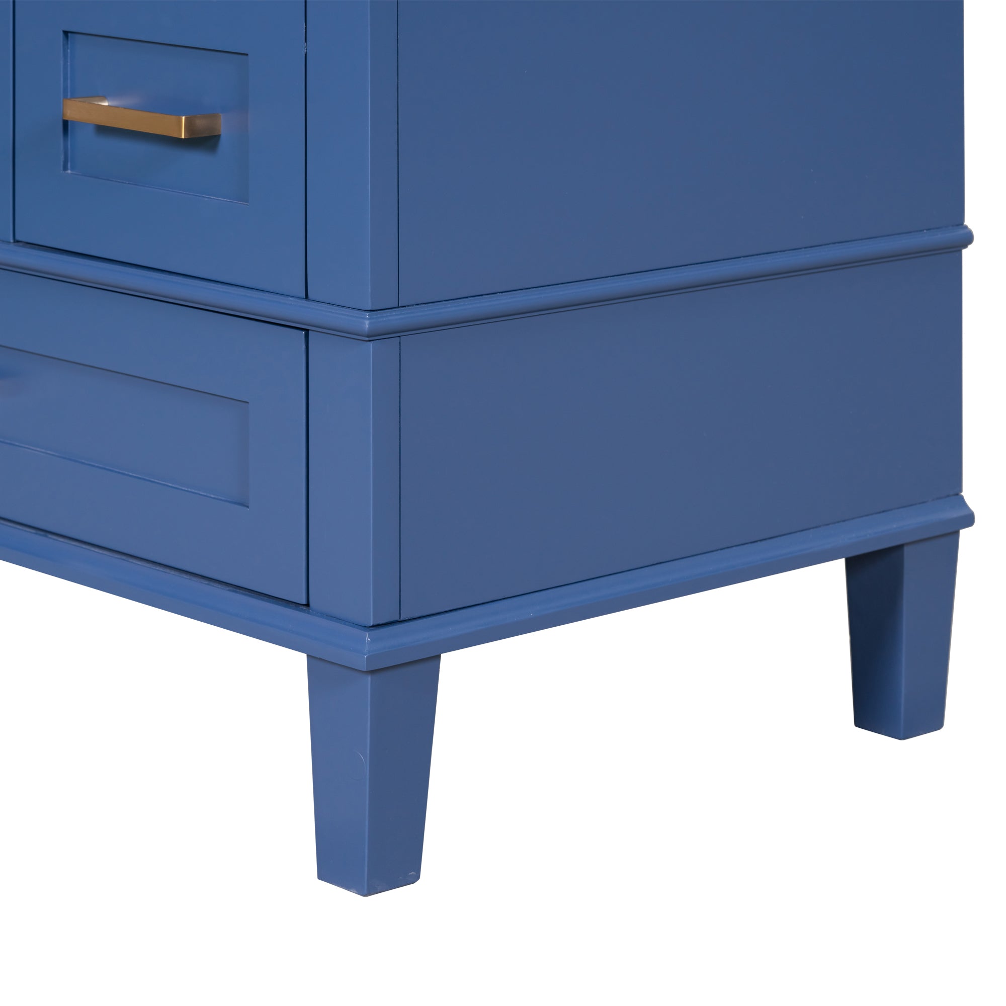 30 Inch Freestanding Bathroom Vanity Set with Integrated Resin Sink
