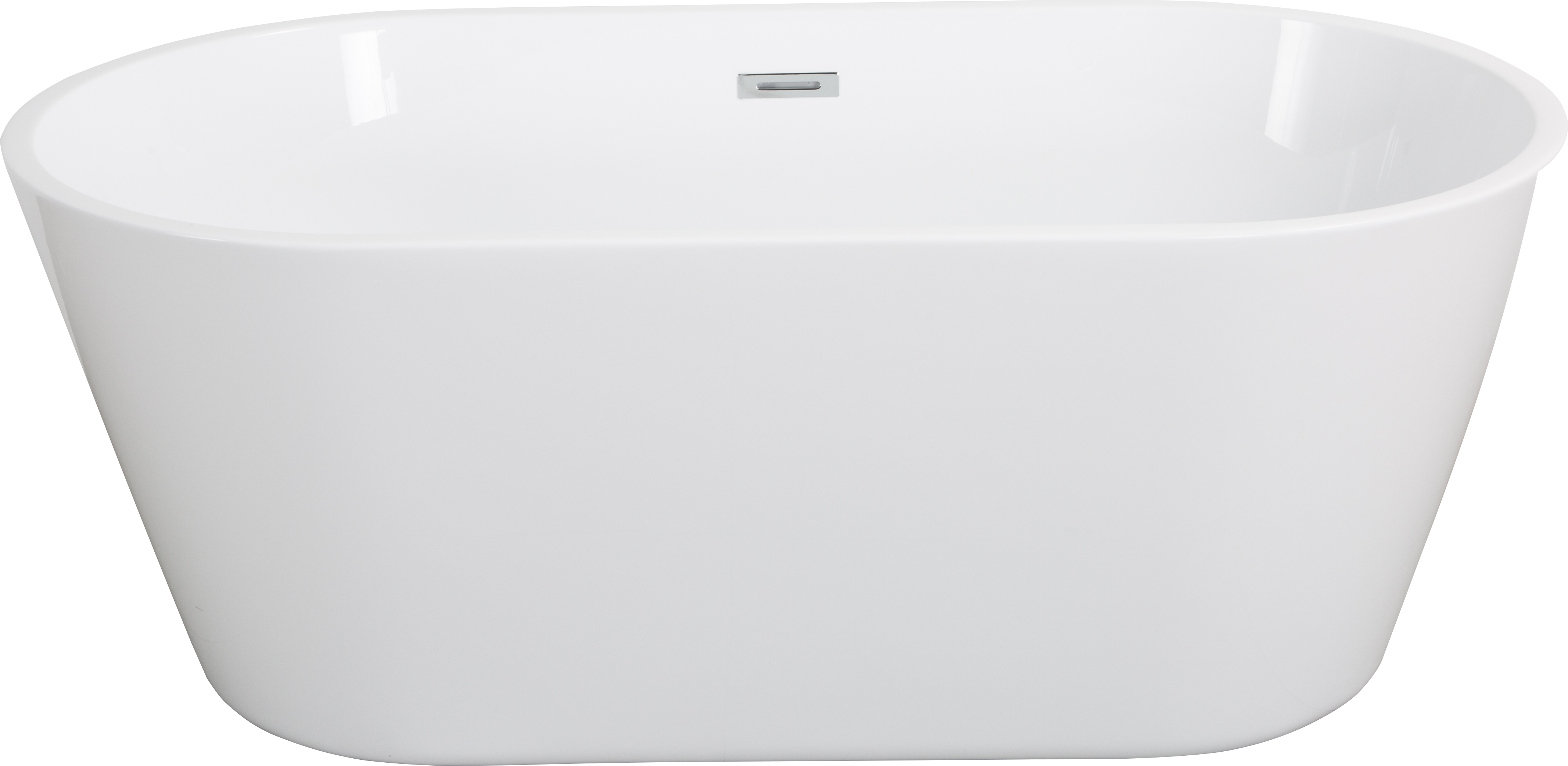 55"/59"/63"/67" Acrylic Freestanding Soaking Bathtub with Drain