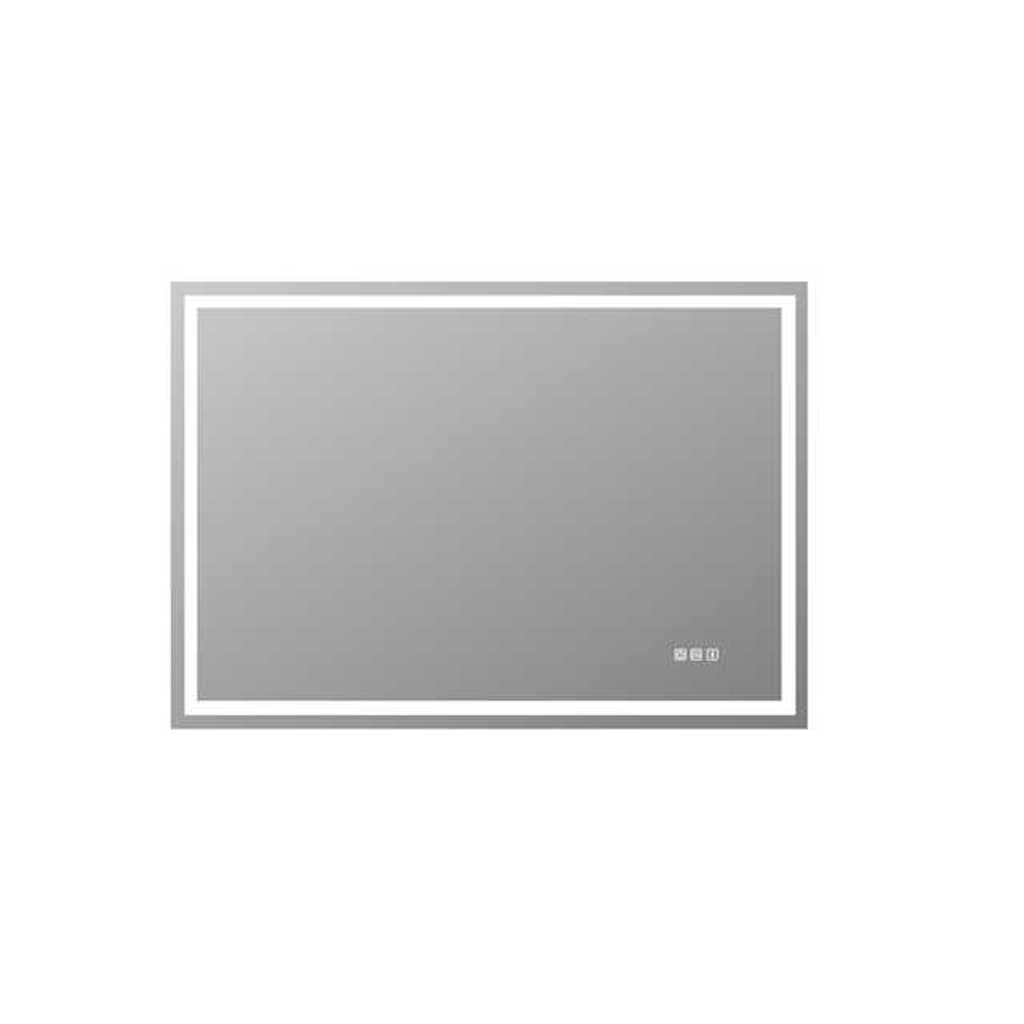 24 in. W x 35 in. H Large Oval Frameless Wall-Mount Anti-Fog LED Light Bathroom Vanity Mirror