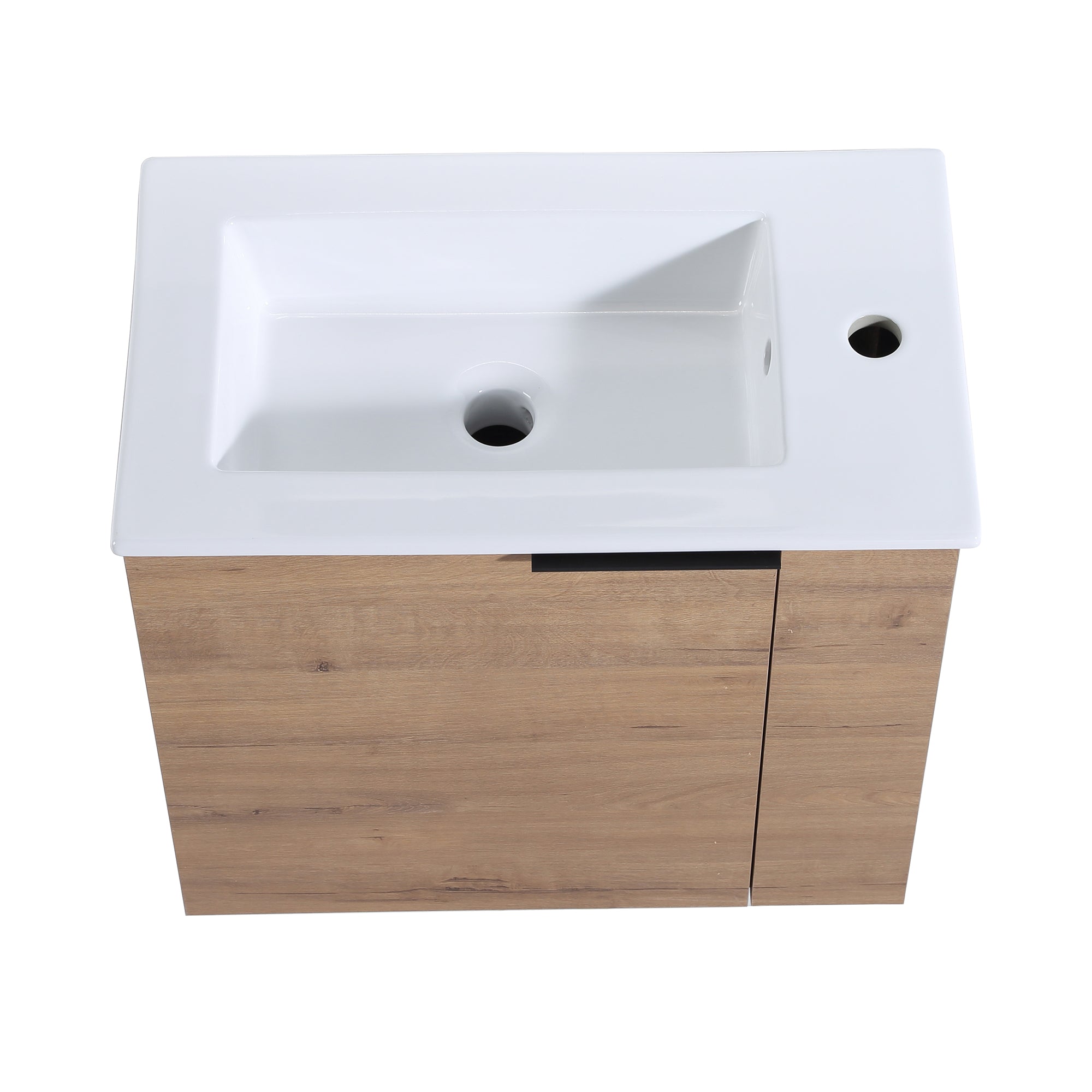 Staykiwi Floating Bathroom Vanity with Sink Set 22 Inch, Single Sink Wall-Mounted Bathroom Vanity with Soft Close Door