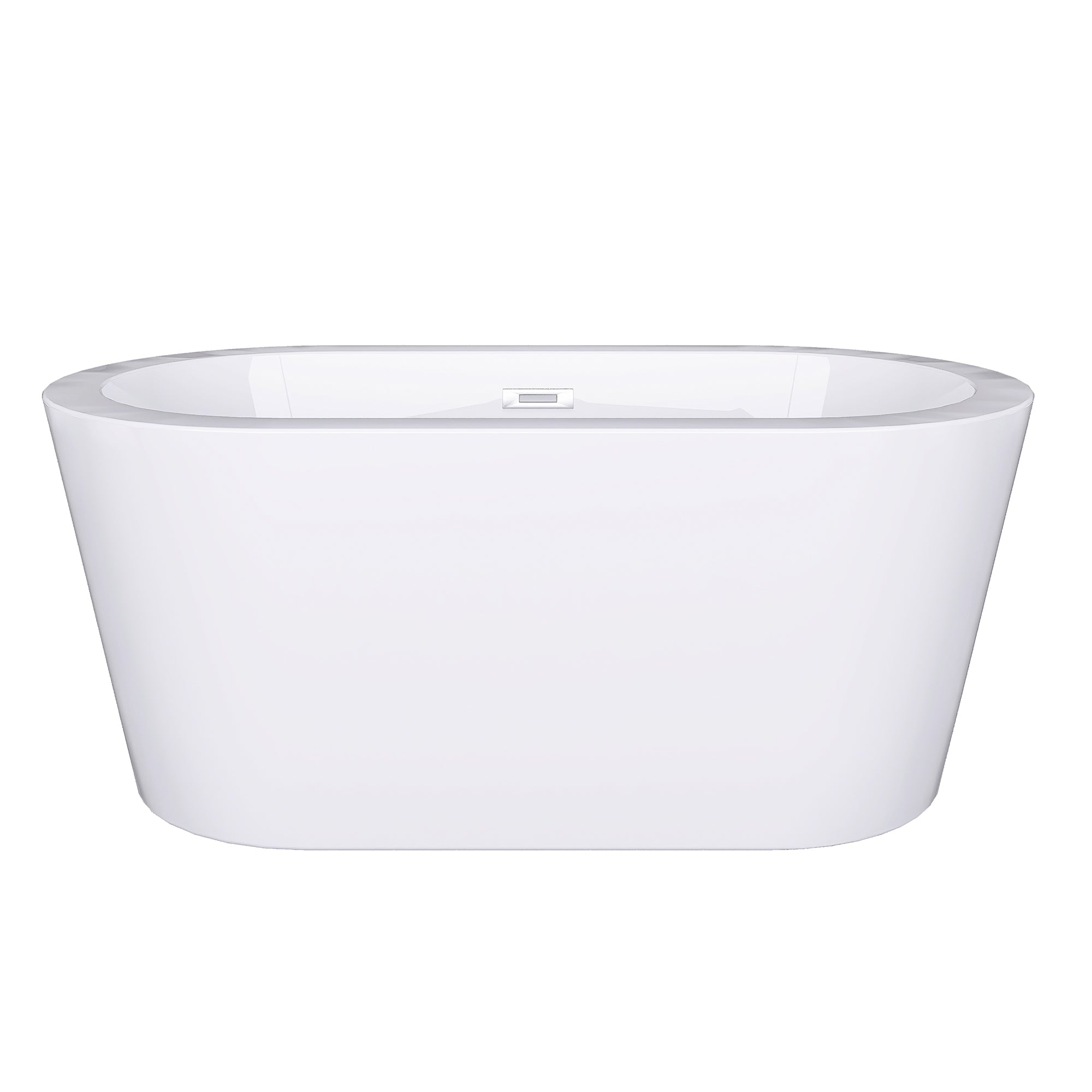 55" x 30" Freestanding Soaking Acrylic Bathtub