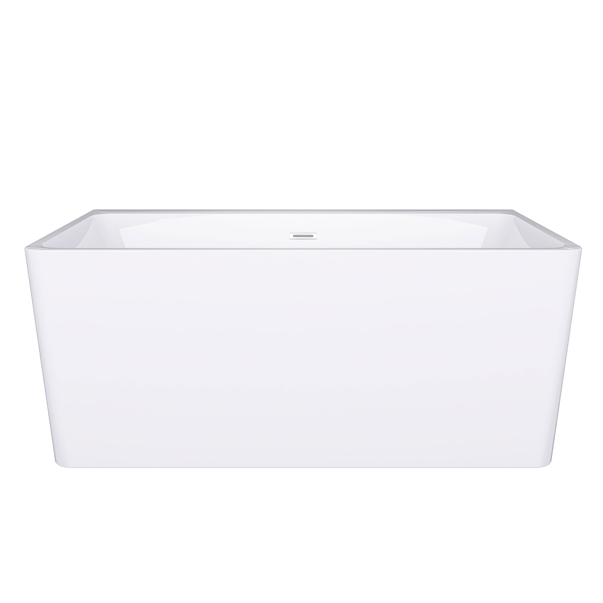 55" x 28" Freestanding Soaking Acrylic Bathtub