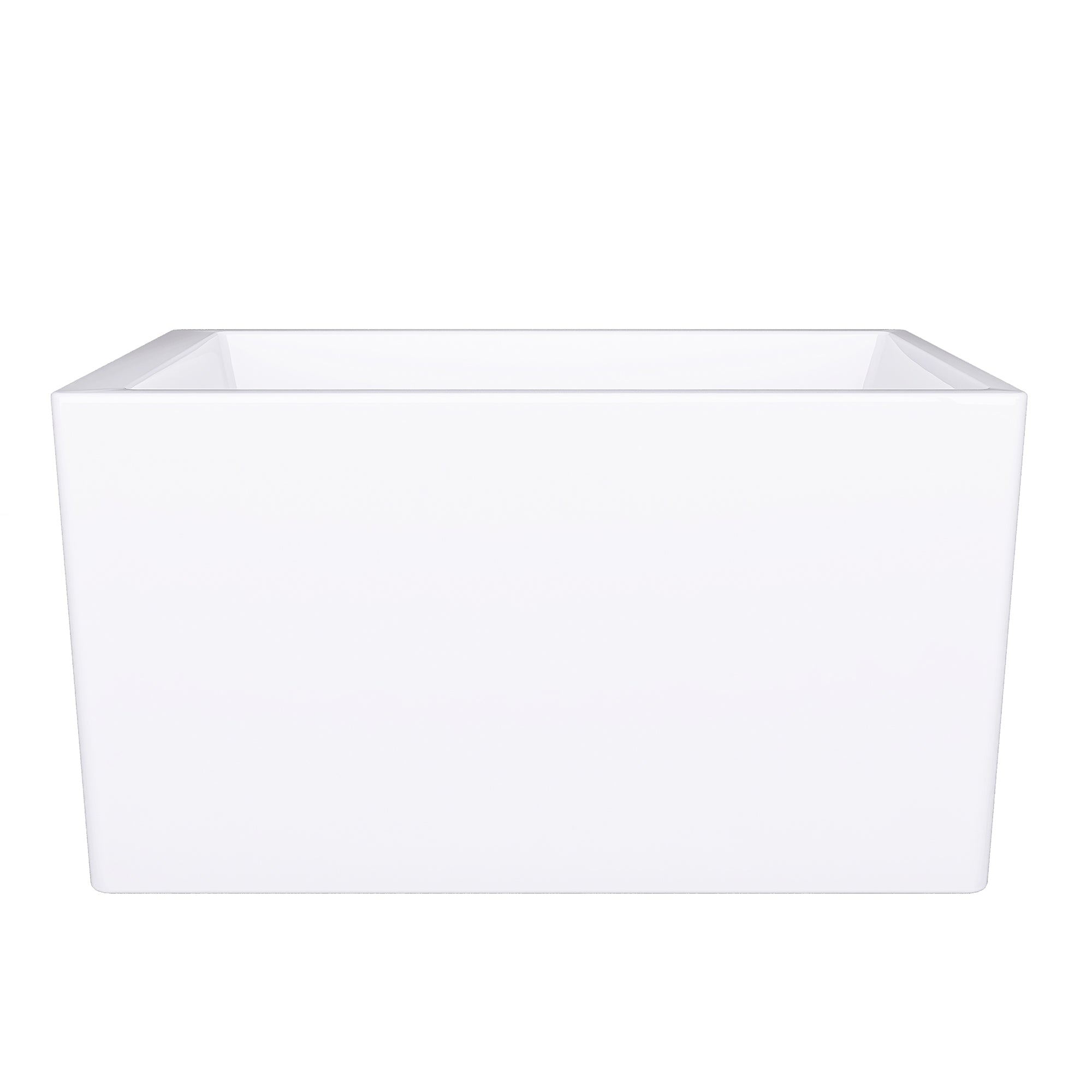 47" x 28" Freestanding Soaking Acrylic Bathtub