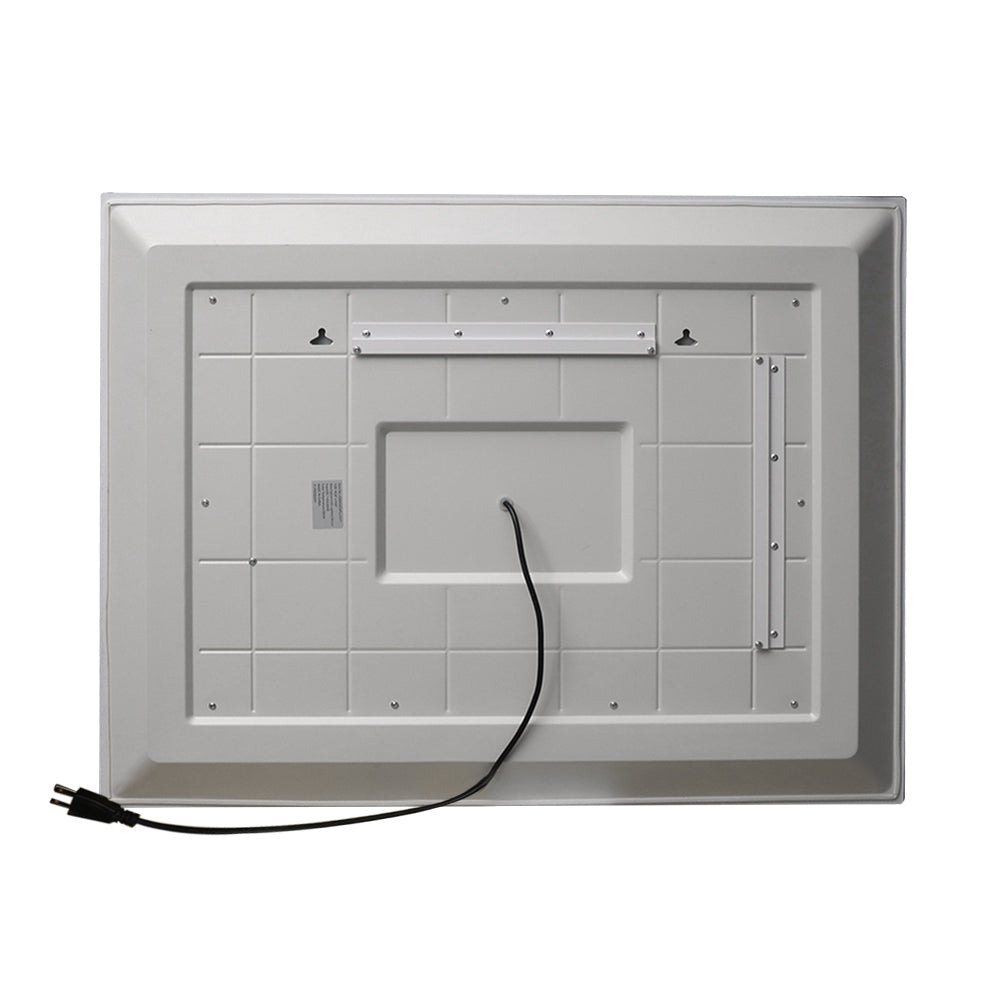 Rectangle Iron Framed Dimmable Anti-fog Wall Bathroom Vanity Mirror