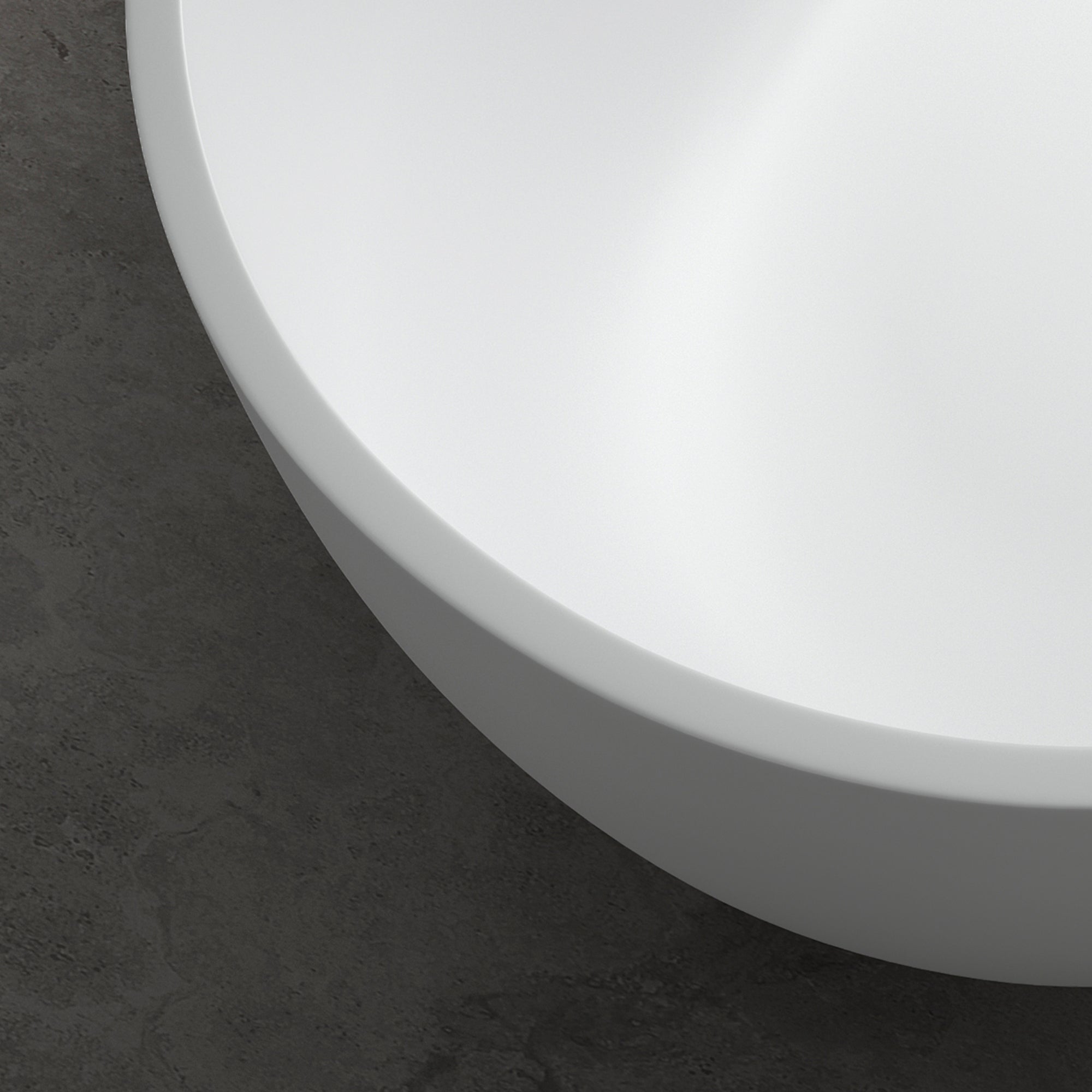 Solid Surface Freestanding Soaking Bathtub
