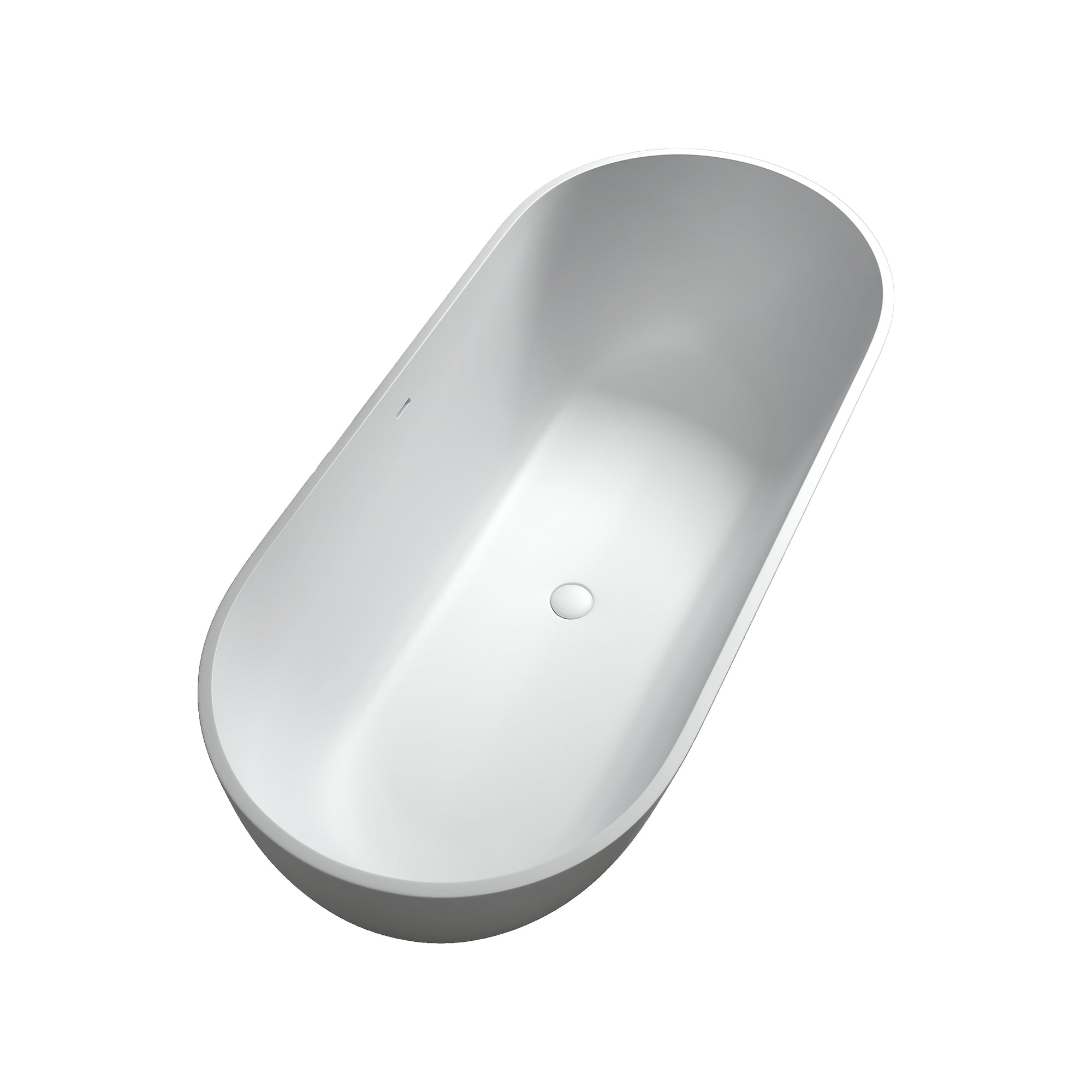 Solid Surface Freestanding Soaking Bathtub