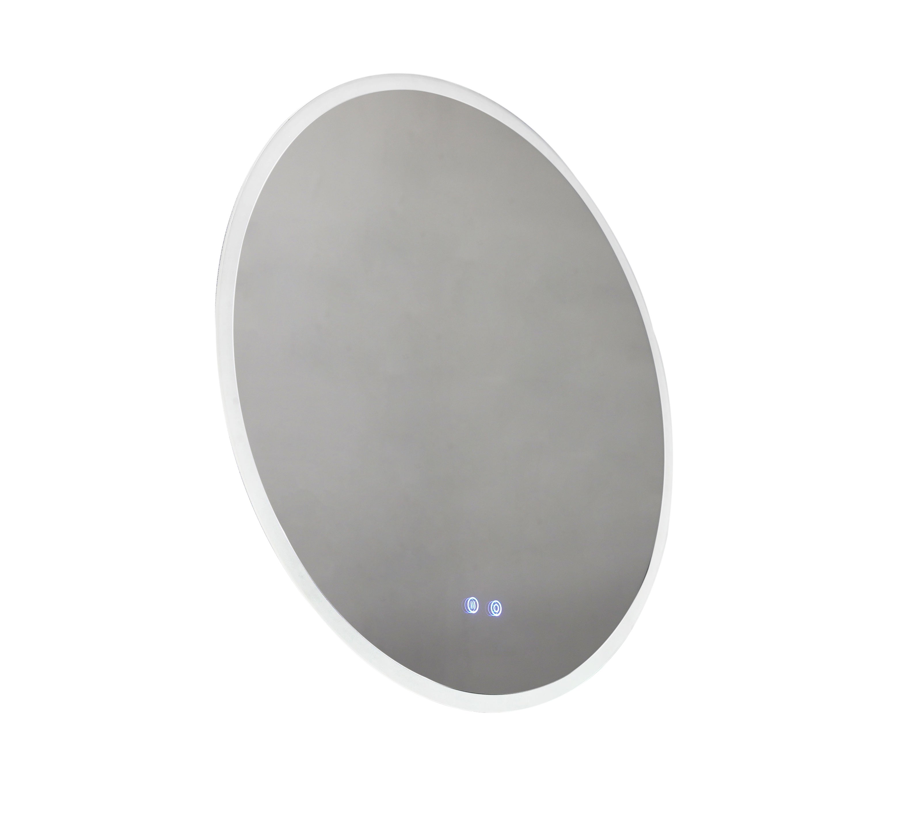 Round Frameless Dimmable Wall Mounted LED Bathroom Vanity Mirror