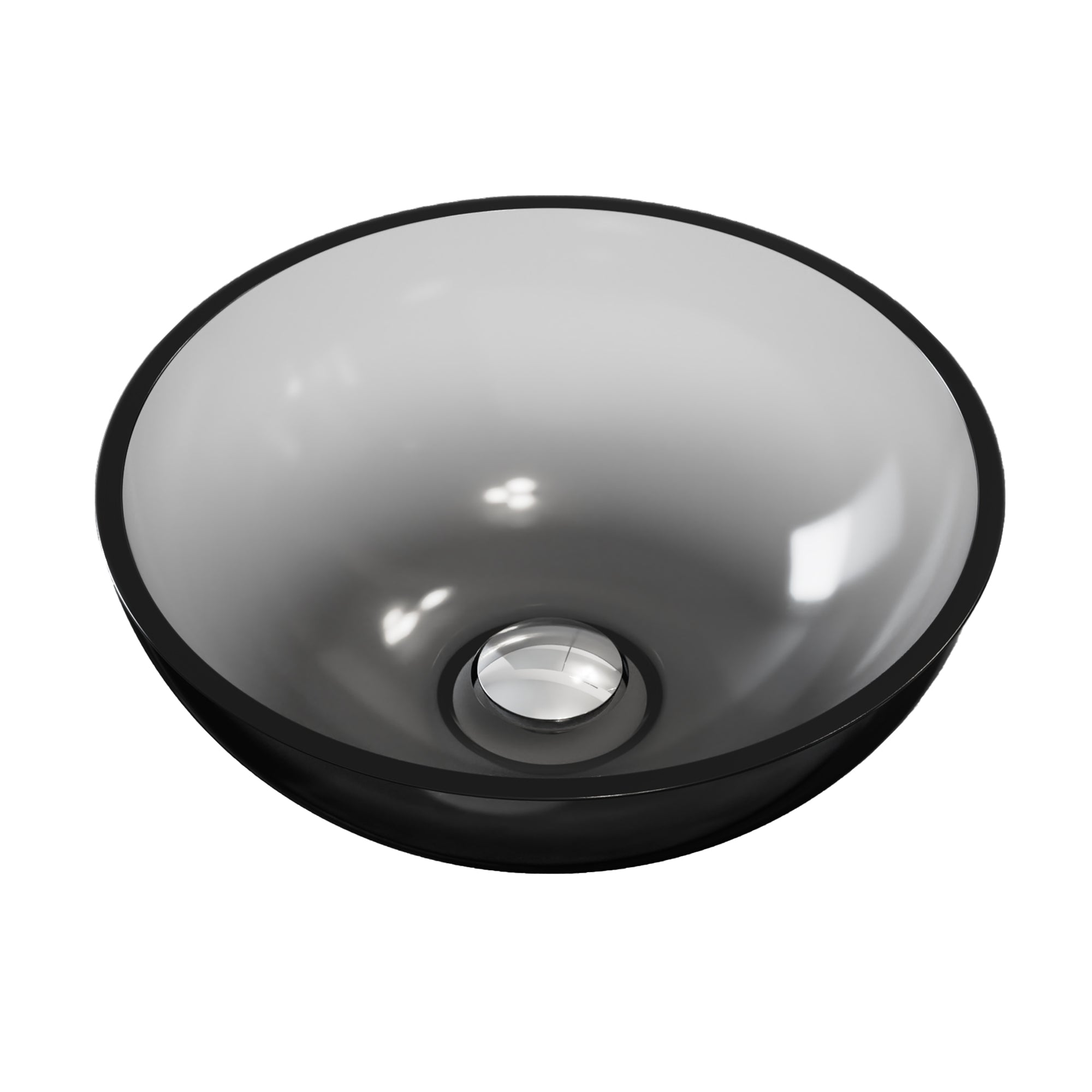 Solid Surface Round Bathroom Vessel Sink