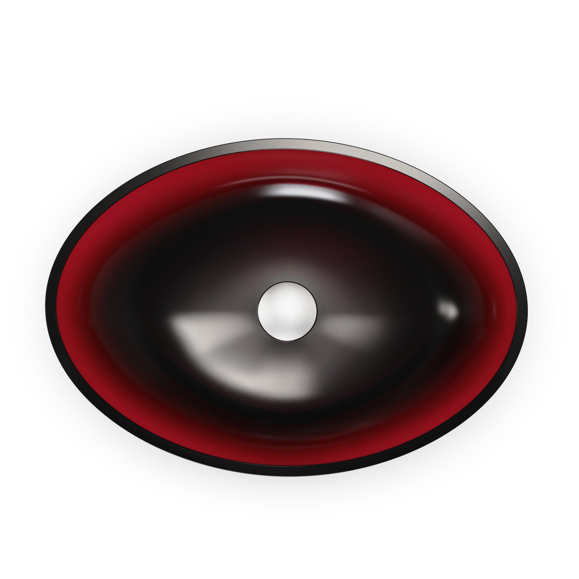 Solid Surface Oval Bathroom Vessel Sink