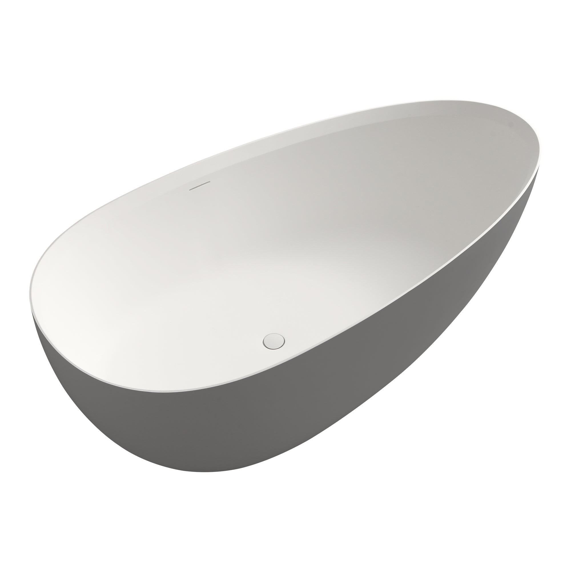 Solid Surface Freestanding Soaking Bathtub