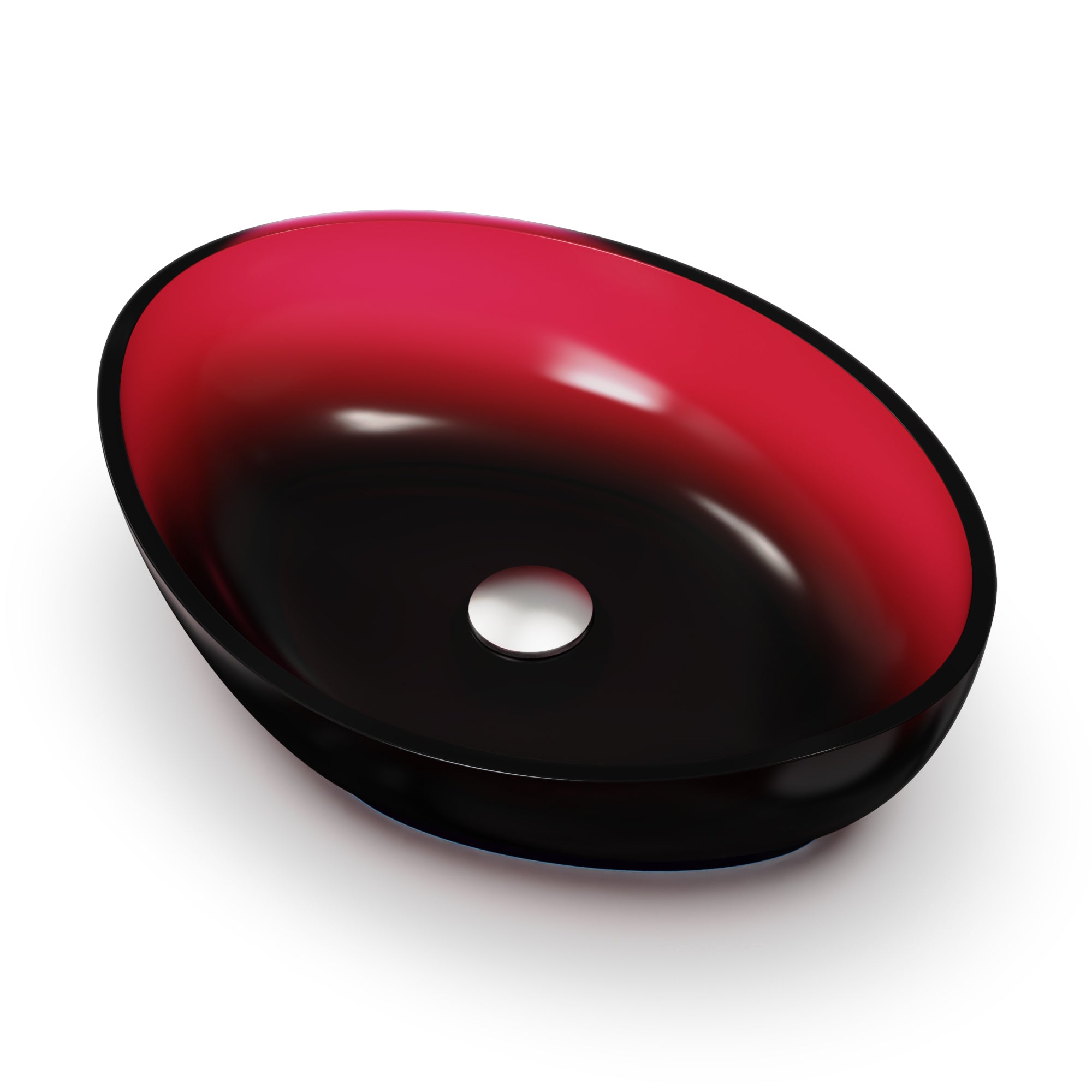 Solid Surface Oval Bathroom Vessel Sink