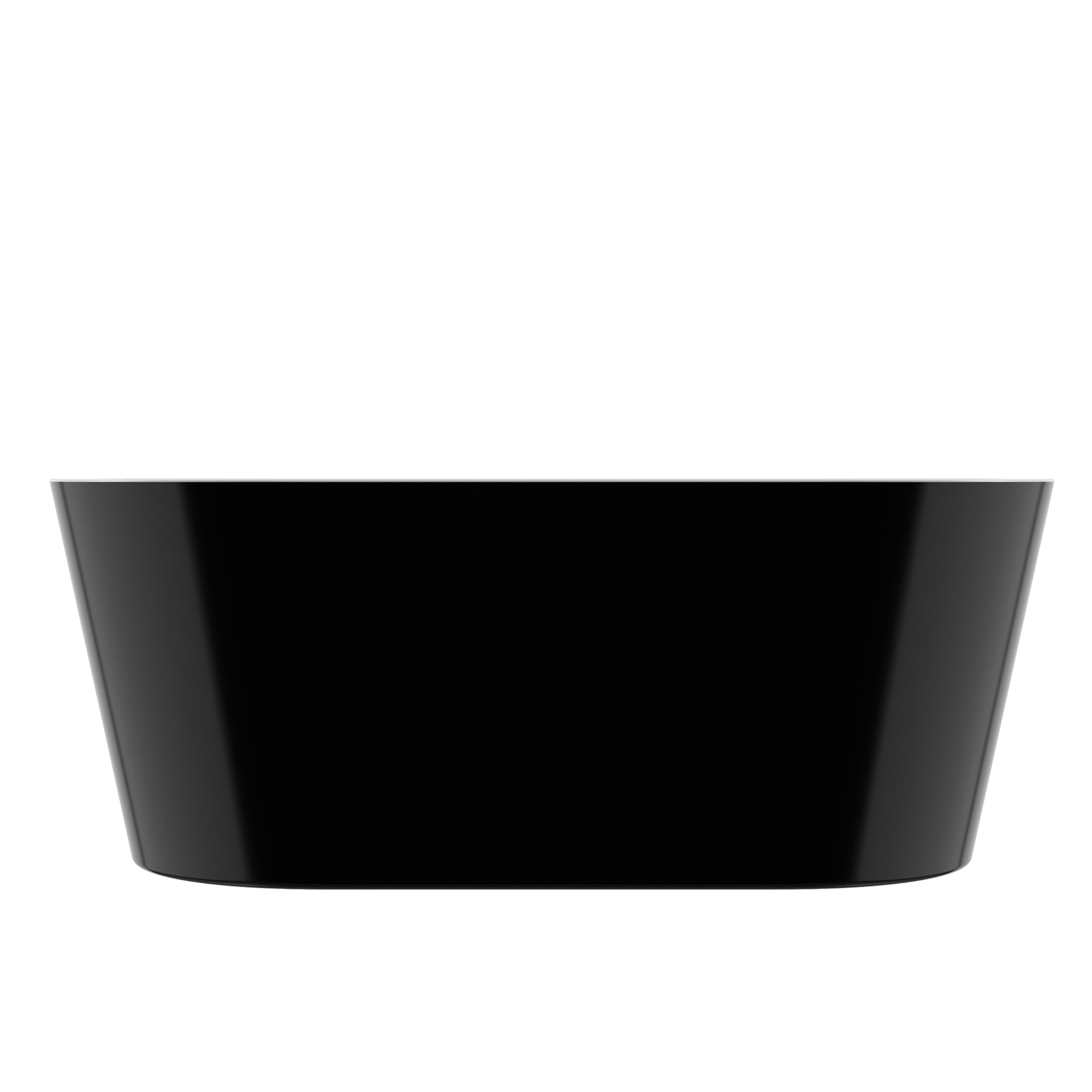 59 in. Acrylic Flatbottom Non-Whirlpool Soaking Bathtub