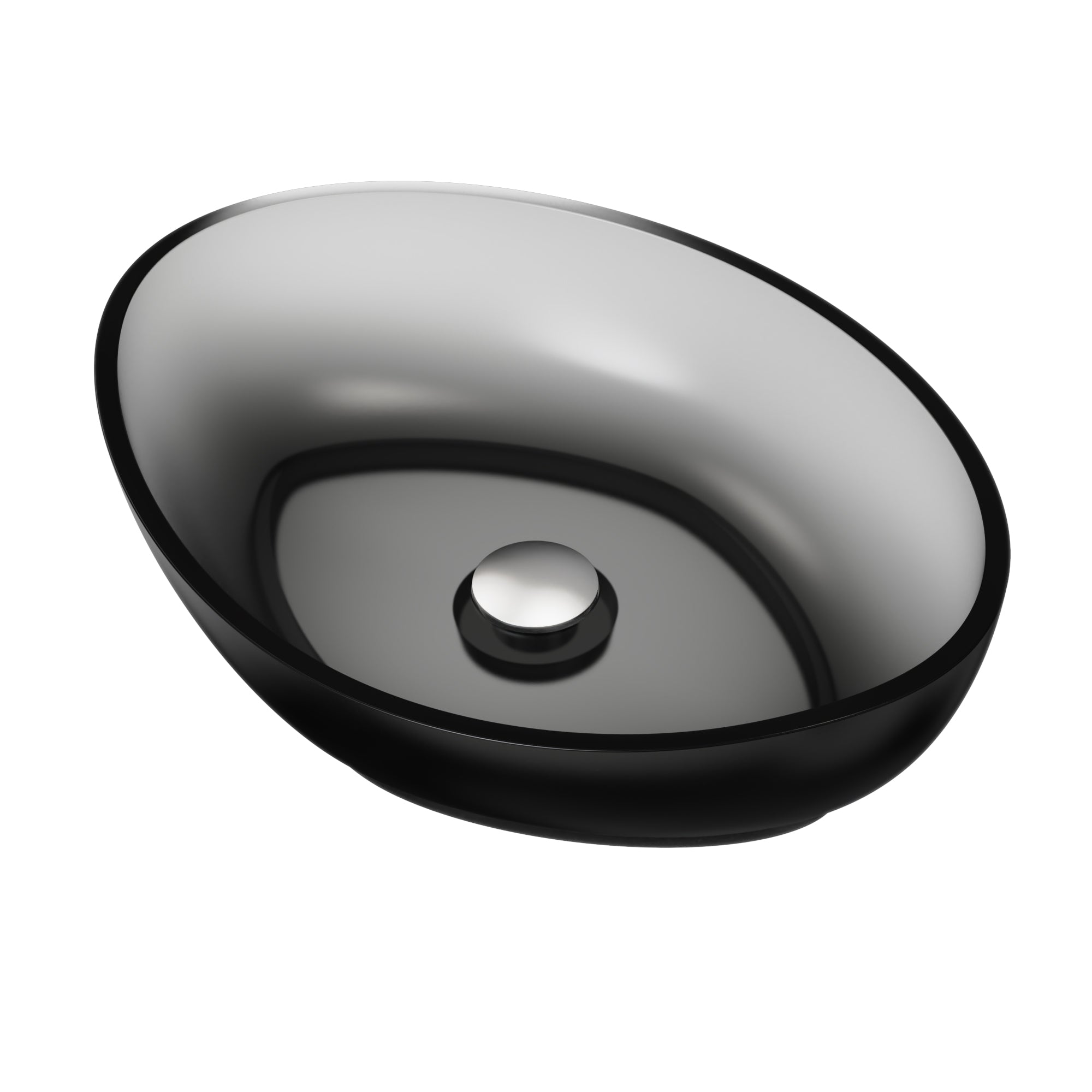 Solid Surface Oval Bathroom Vessel Sink