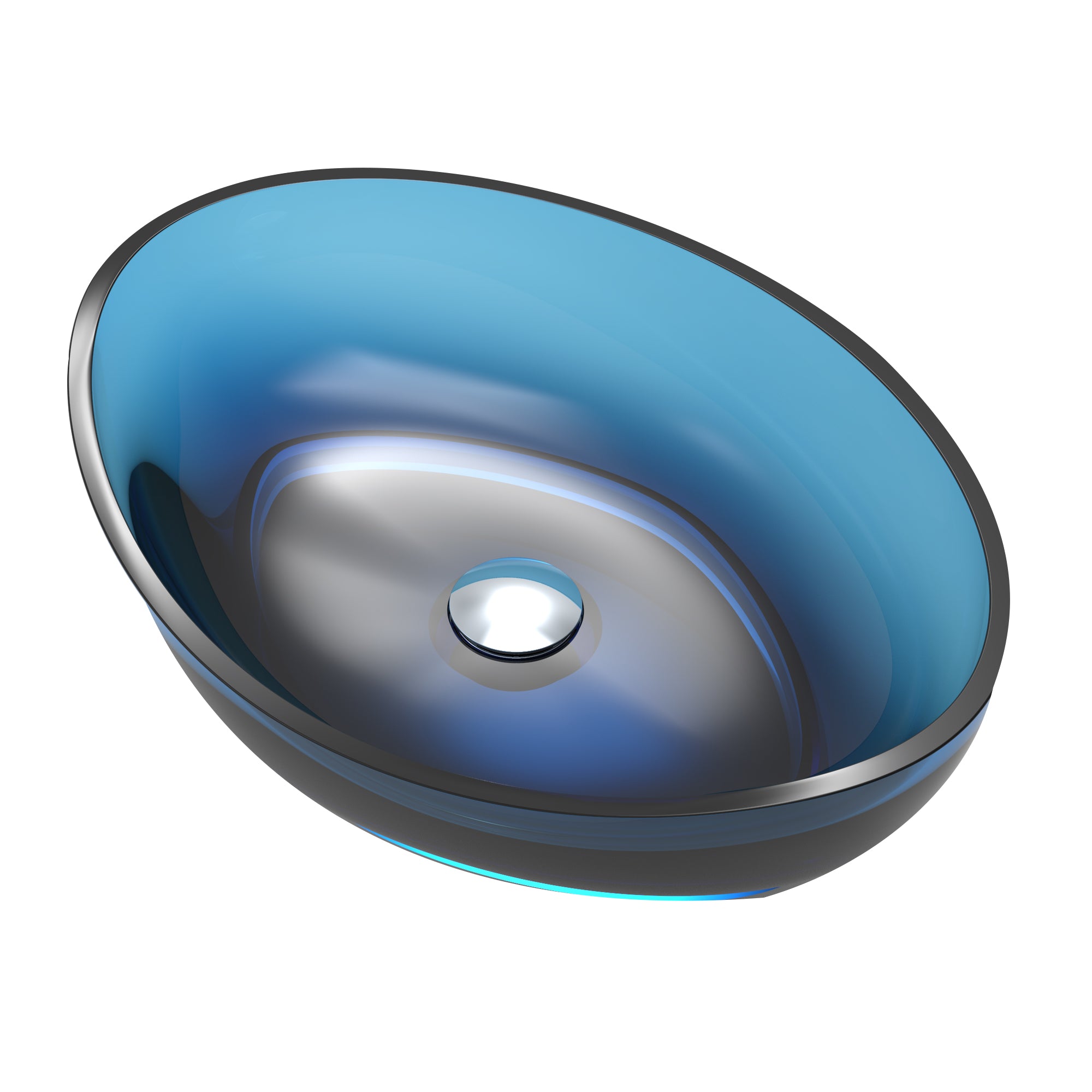 Solid Surface Oval Bathroom Vessel Sink