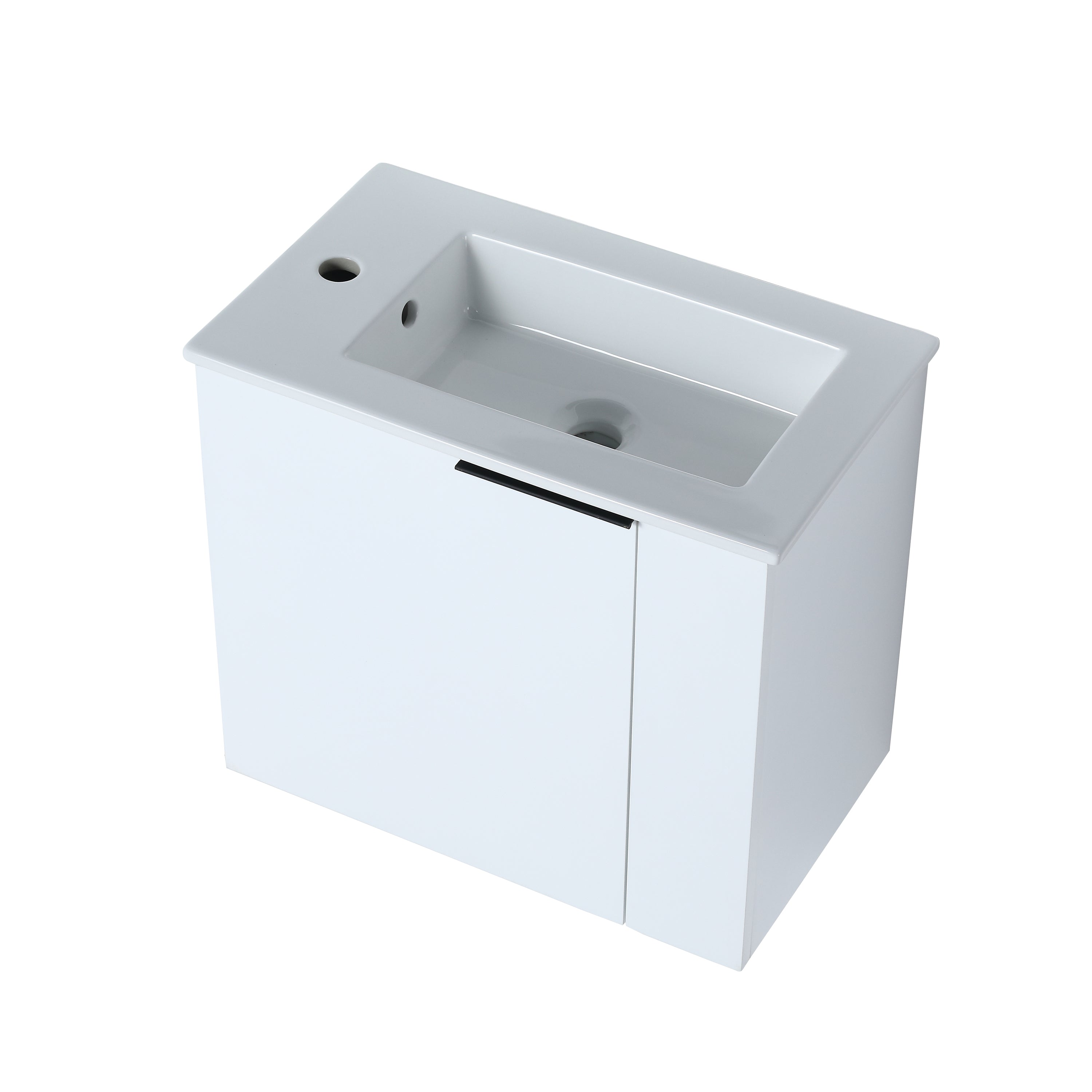 Staykiwi Floating Bathroom Vanity with Sink Set 22 Inch, Single Sink Wall-Mounted Bathroom Vanity with Soft Close Door