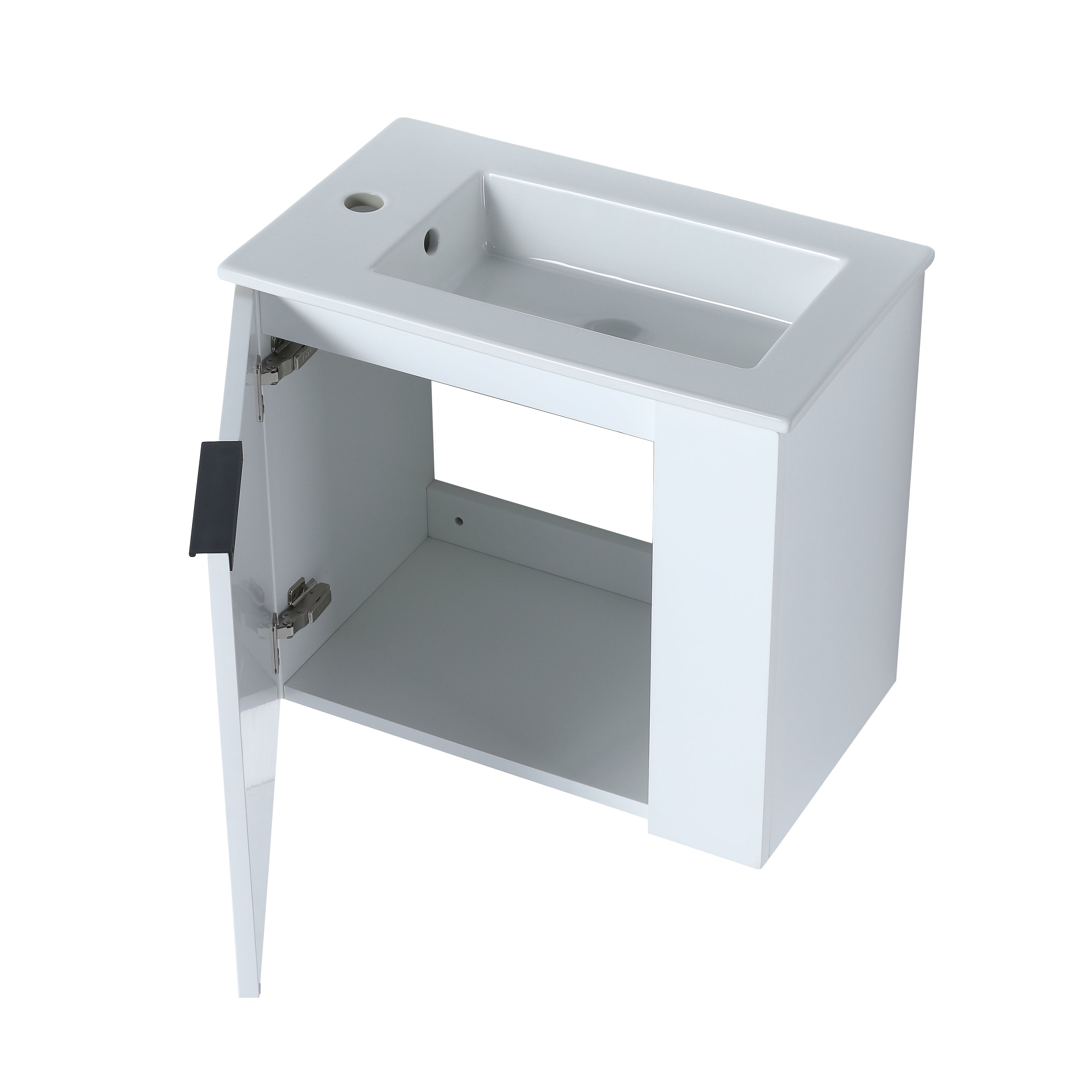 Staykiwi Floating Bathroom Vanity with Sink Set 22 Inch, Single Sink Wall-Mounted Bathroom Vanity with Soft Close Door