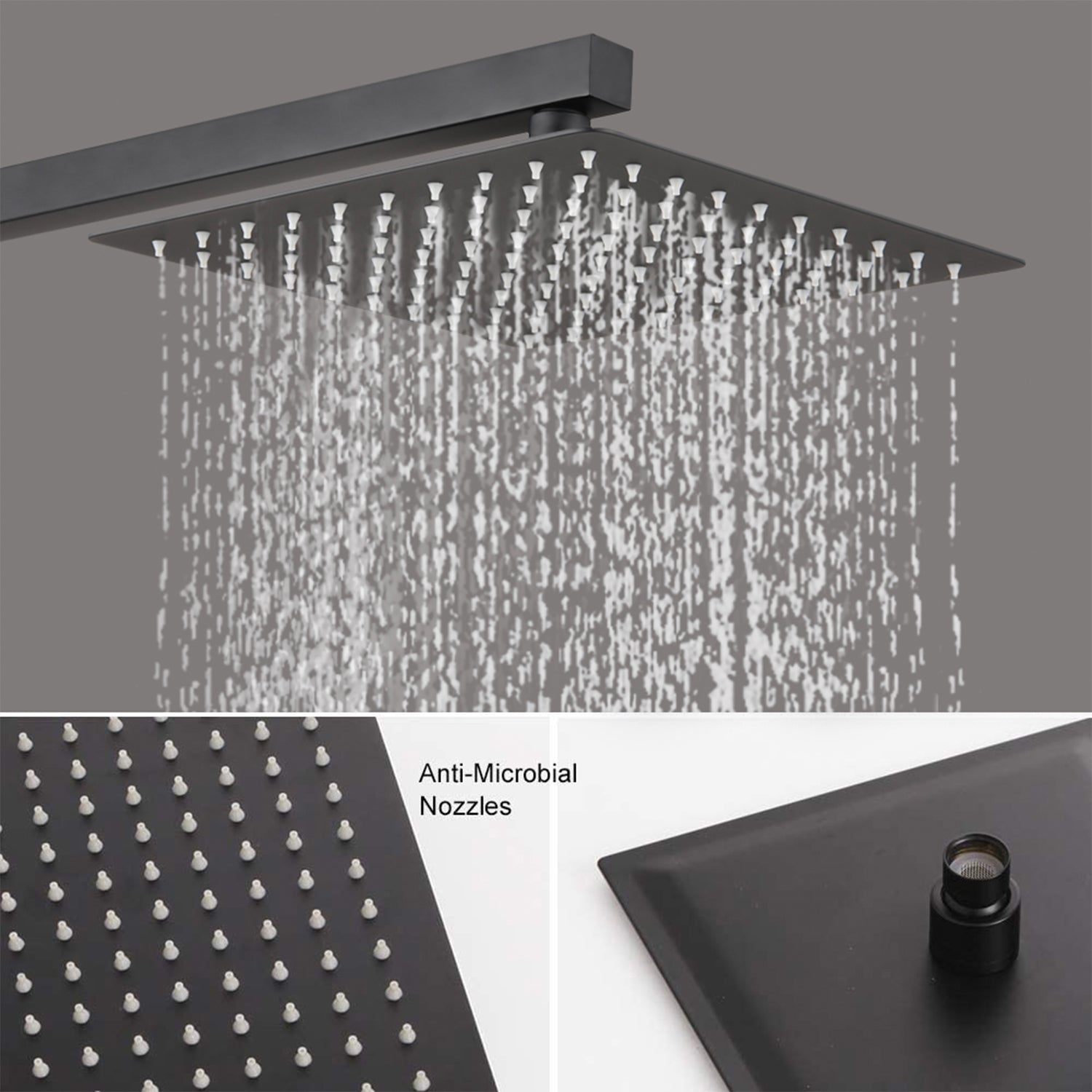 12" Rain Shower Head Systems Wall Mounted Shower