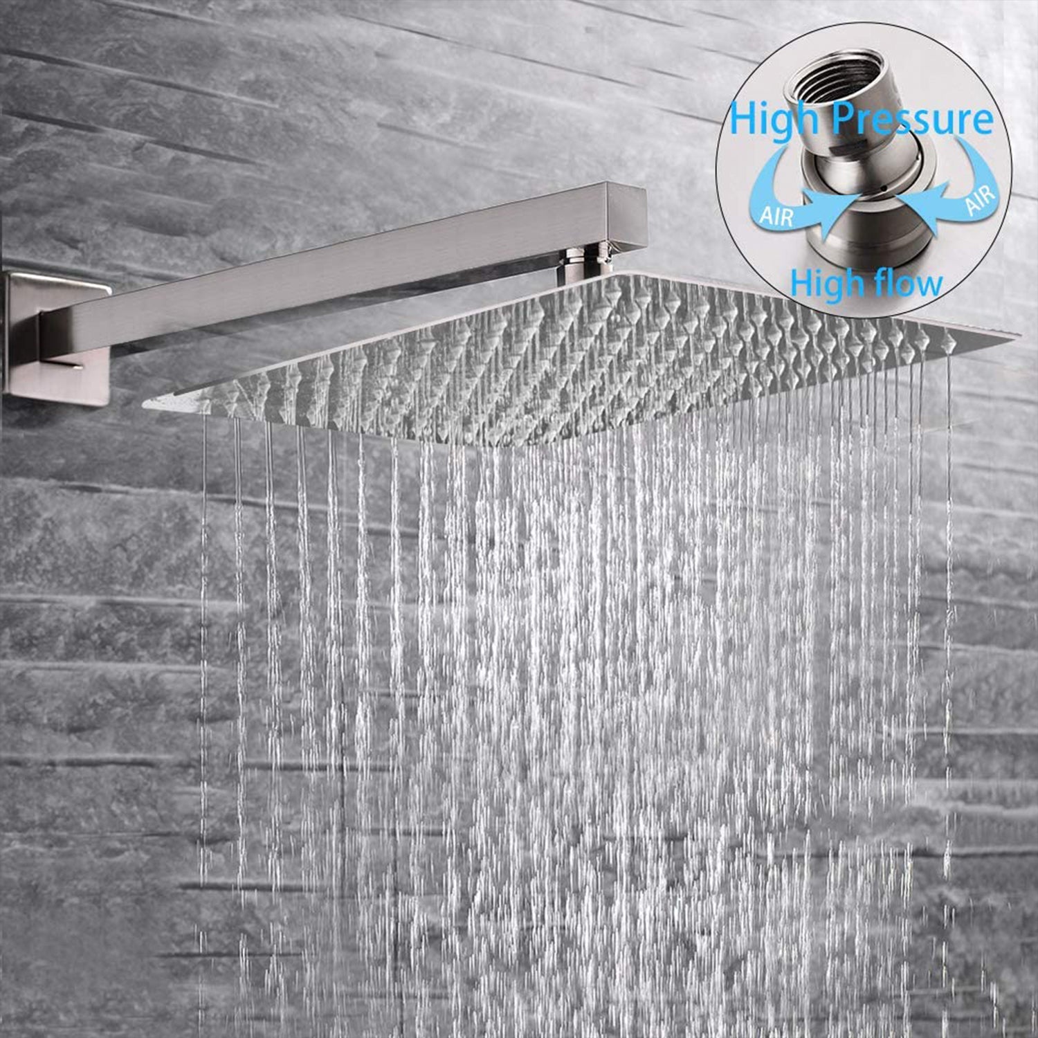 12" Rain Shower Head Systems Wall Mounted Shower