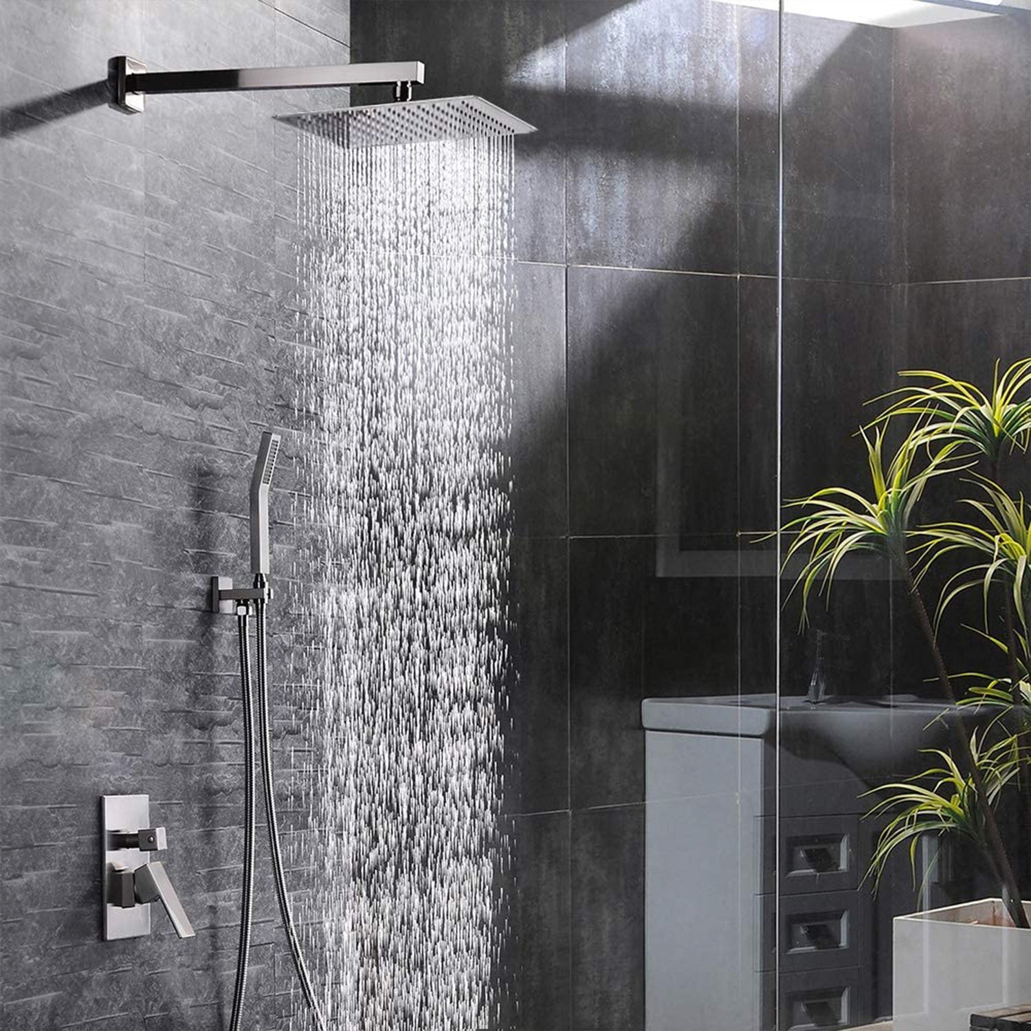 12" Rain Shower Head Systems Wall Mounted Shower