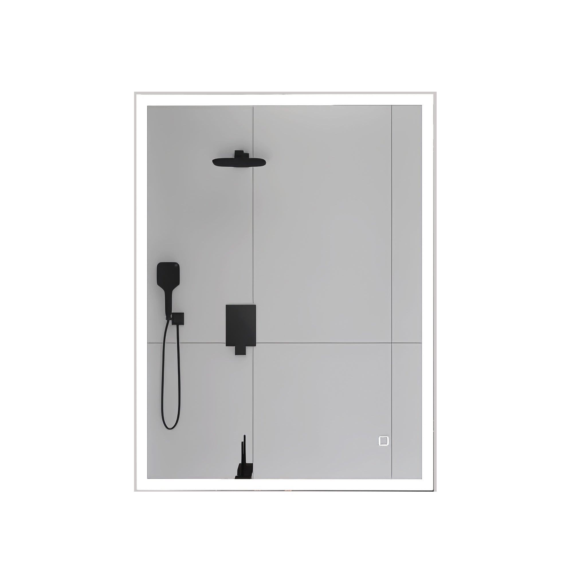 3041Rectangular Frameless Wall-Mount Anti-Fog LED Light Bathroom Vanity Mirror
