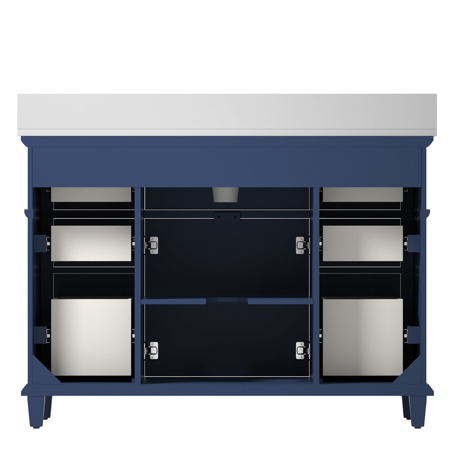 48" Freestanding Bathroom Singel Vanity Set