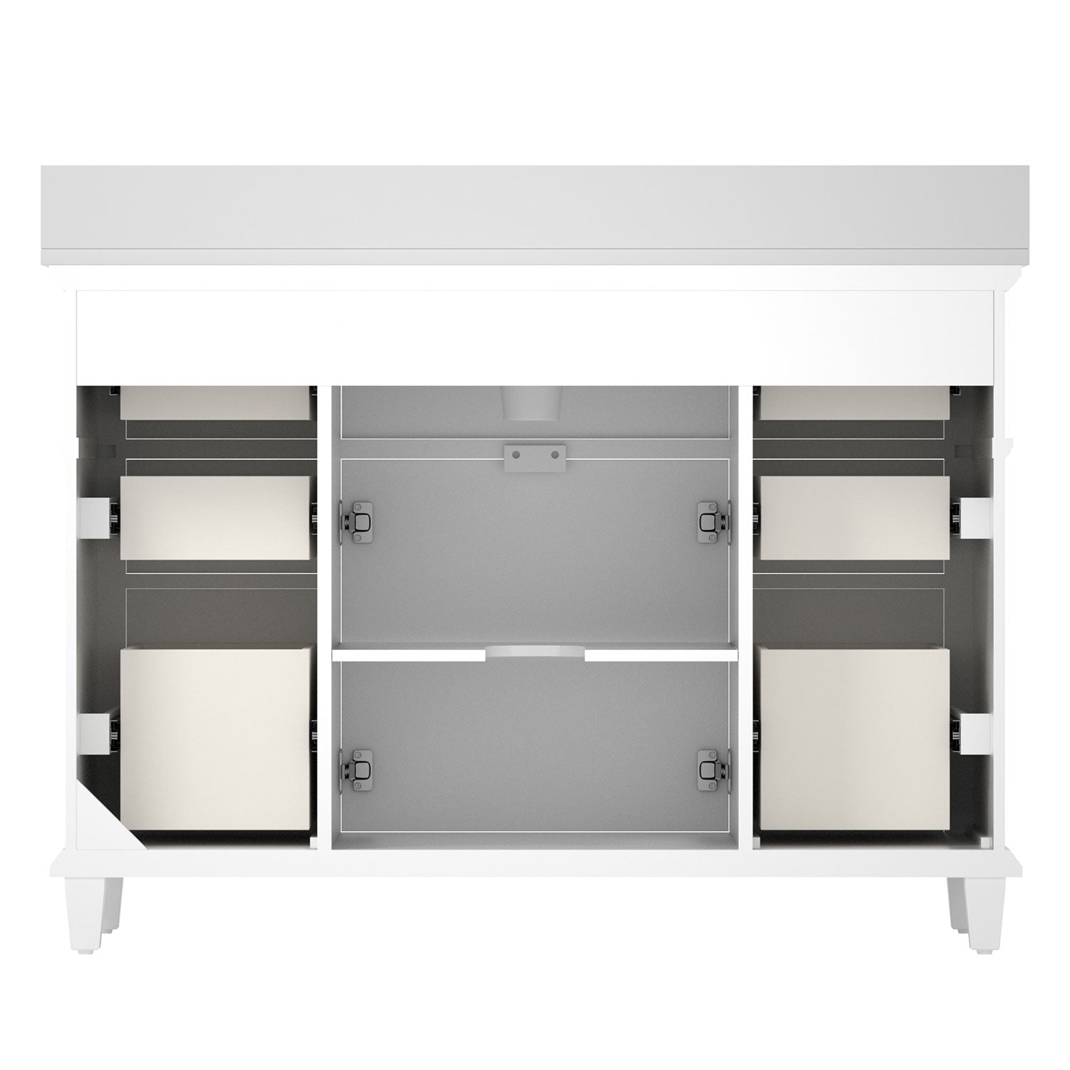 48" Freestanding Bathroom Singel Vanity Set