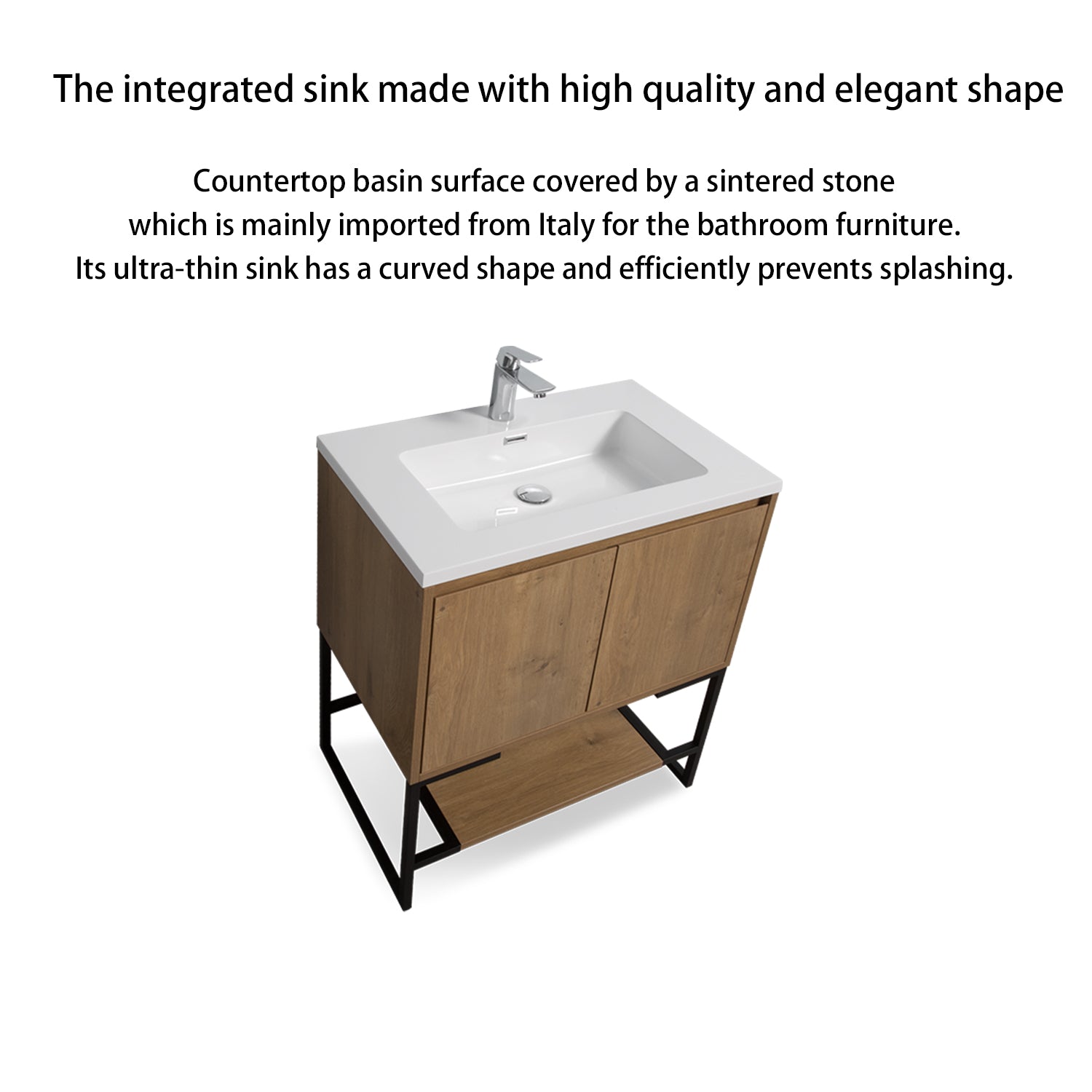 30" Bathroom Vanity Set with Top
