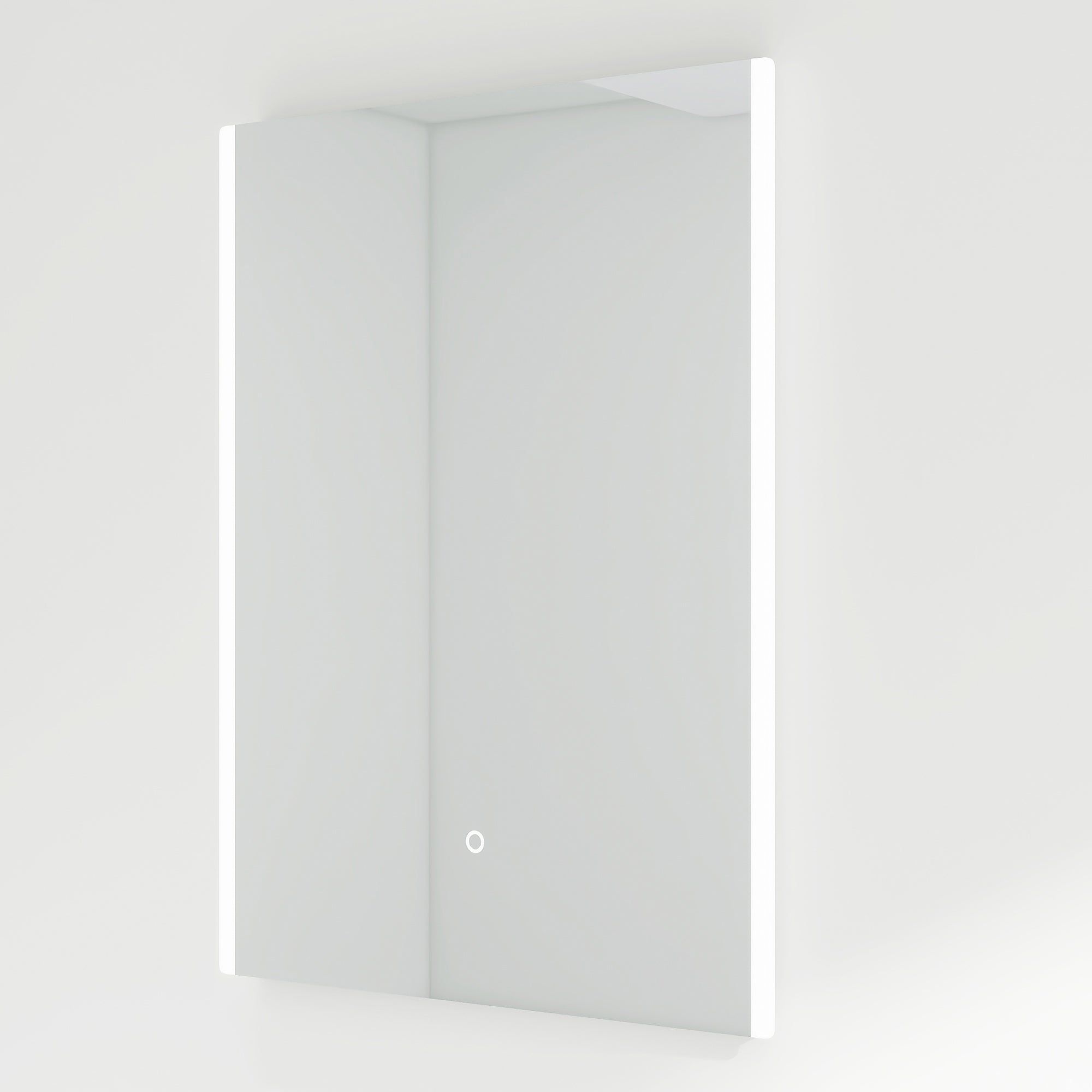 24 in. W x 32 in. H Frameless Anti-Fog Wall Mount Rectangular Bathroom Vanity Mirror with LED Light