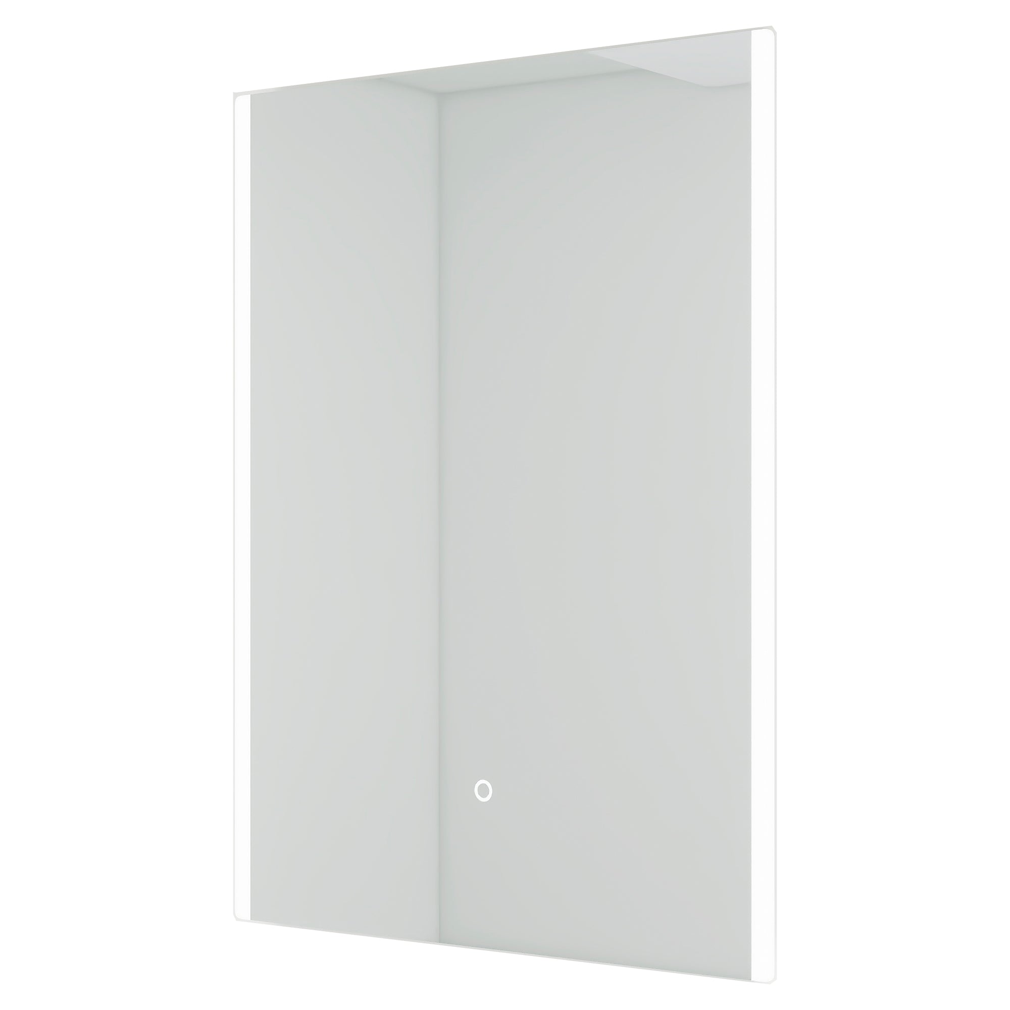 24 in. W x 32 in. H Frameless Anti-Fog Wall Mount Rectangular Bathroom Vanity Mirror with LED Light