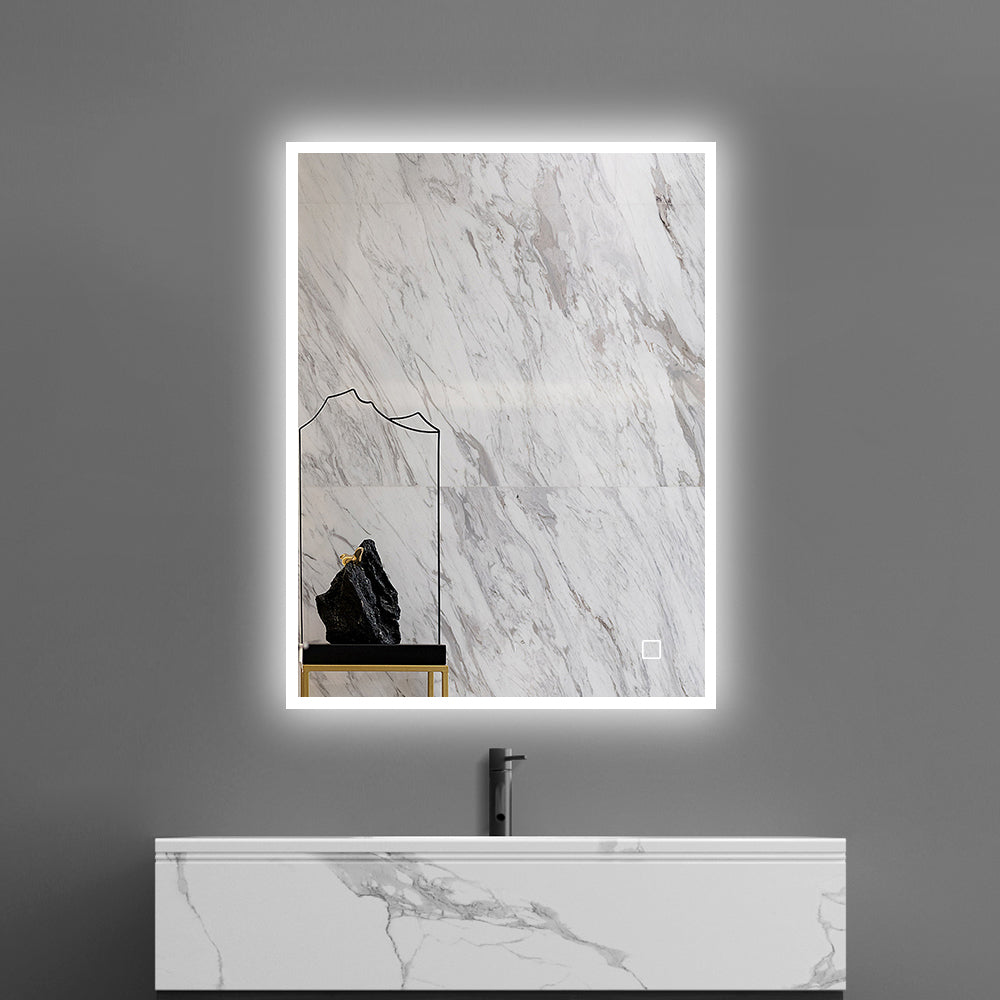 3041Rectangular Frameless Wall-Mount Anti-Fog LED Light Bathroom Vanity Mirror