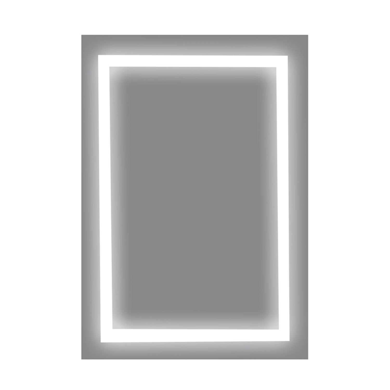24 x 36 in. LED mirror 3-brightness and 3-colors anti-fog switch touch