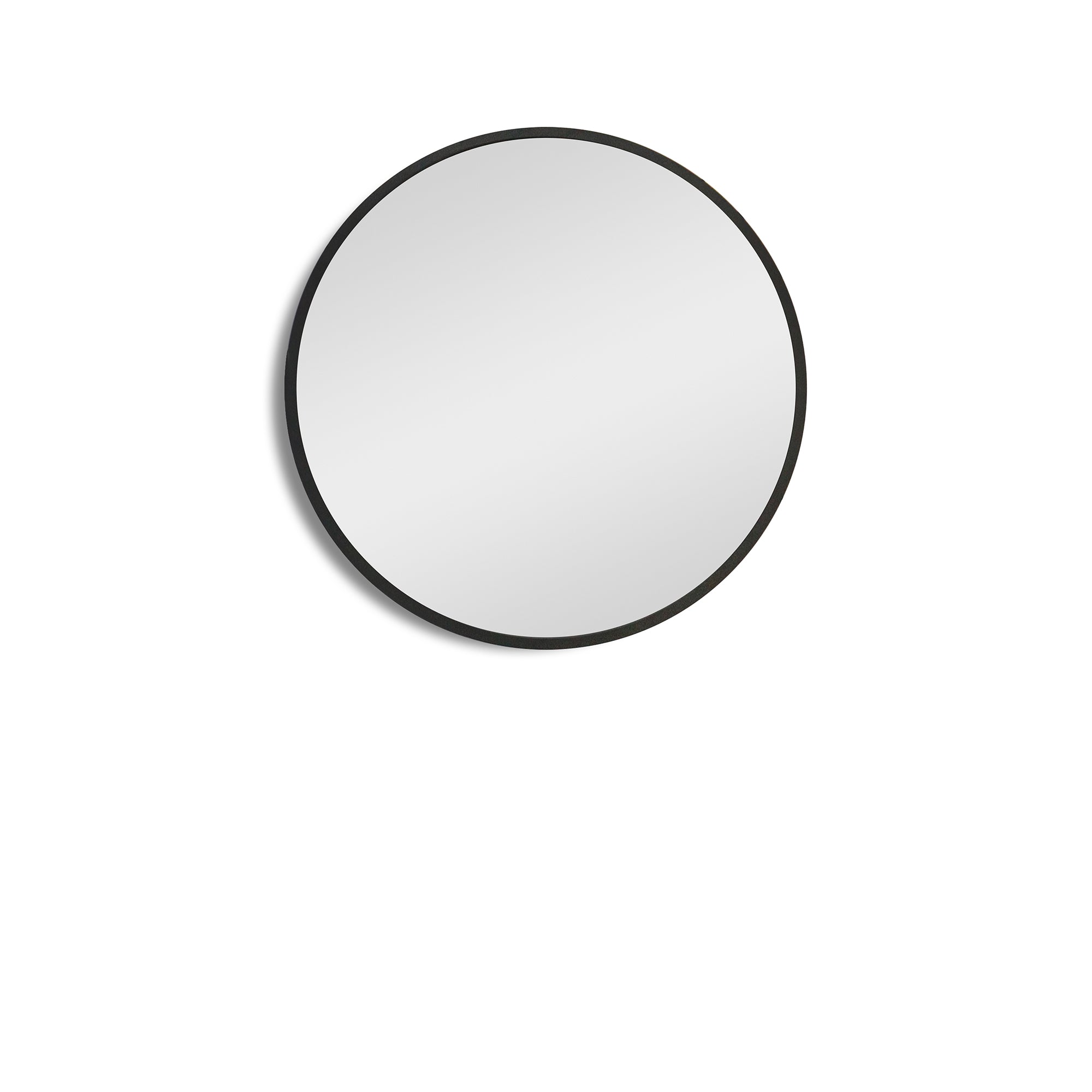 Staykiwi Medicine Cabinet Round 24 x 24 Inch, Wall Mount Bathroom Cabinet with Mirror, Circular Black Metal Framed Bath Storage Cabinet Surface Mounted