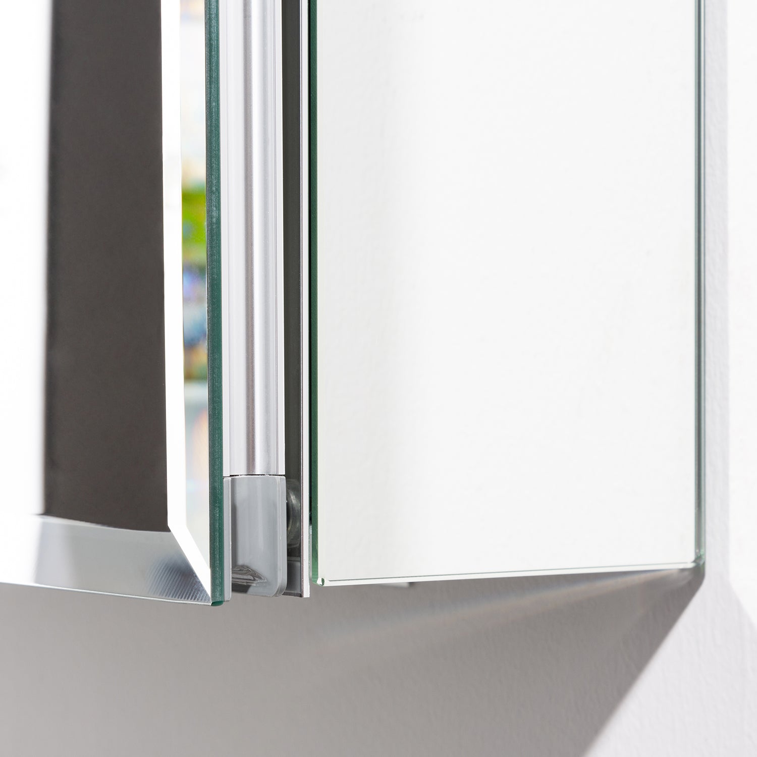 20 x 26 in. Rectangular Silver Aluminum Recessed/Surface Mount Medicine Cabinet with Mirror